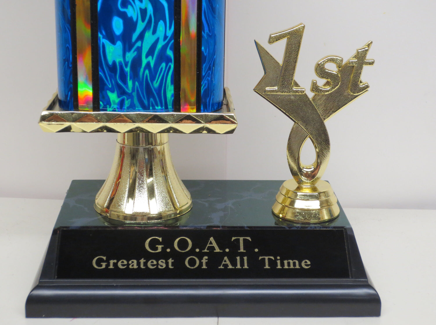 Funny Trophy GOAT Trophy Greatest of All Time Award Trophy Hand Painted Top Sales Motivational Achievement Award Personalized Winner