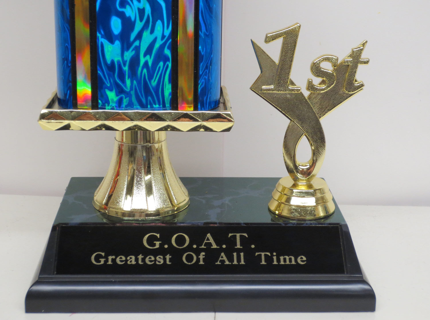 GOAT Trophy Greatest of All Time Award Trophy Hand Painted Funny Trophy Top Sales Motivational Achievement Award Personalized Winner