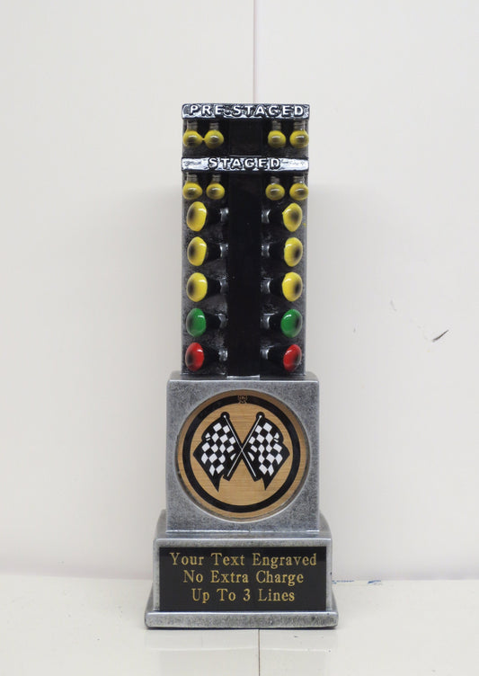 Car Show Trophy Racing Trophy 8" Starting Light Hot Rod Trophy Race Drag Race Award Winner Best In Show Car Show Award Participant Trophy