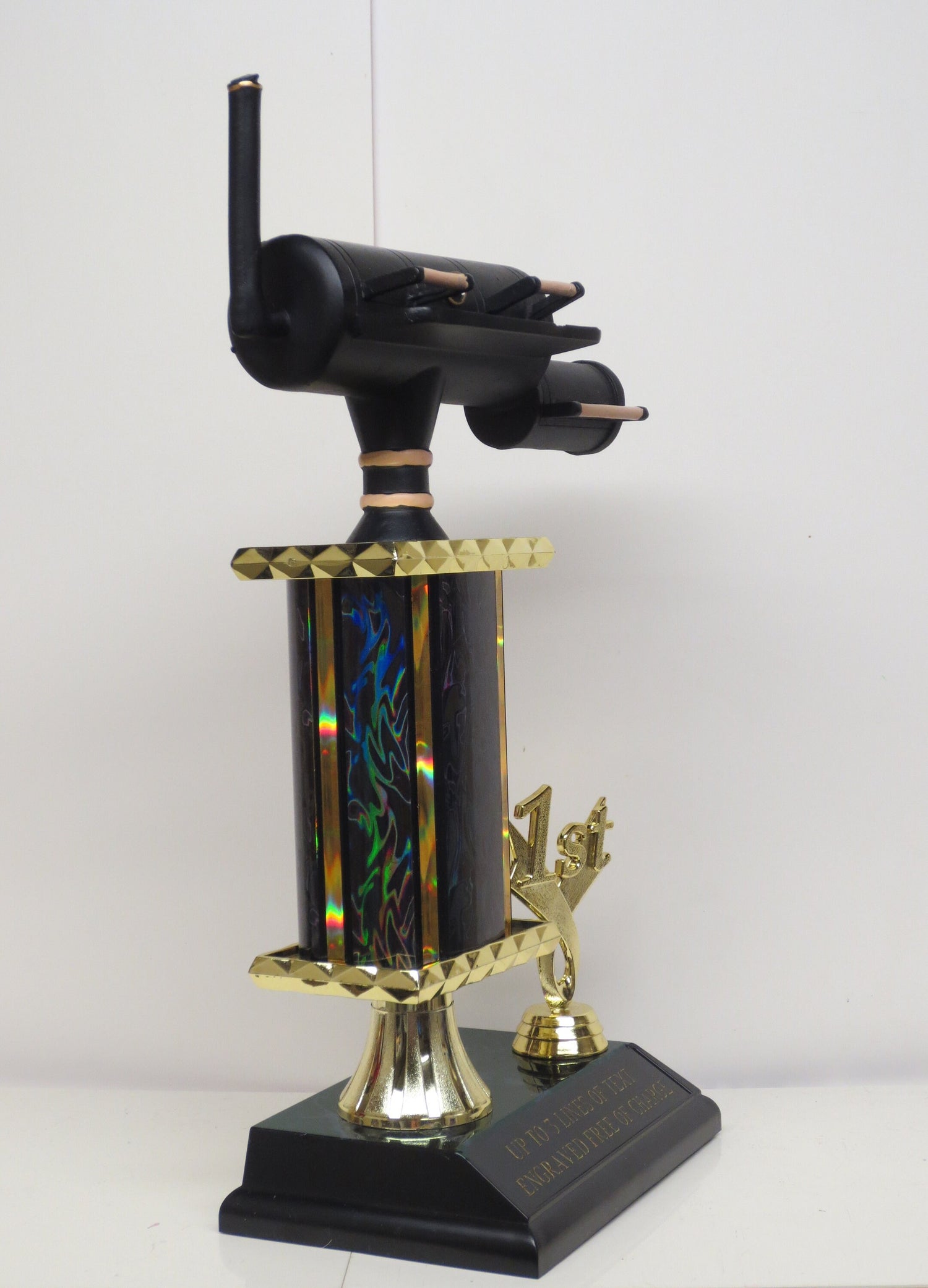 BBQ Trophy BBQ Grill Master Trophy Best Chicken Wings BBQ Cook Off Trophy Champion Champ Award Winning Winner Trophies Hot Wings 4th of July