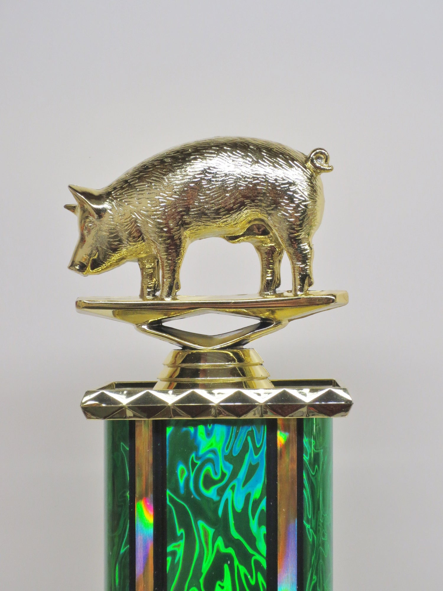 BBQ Trophy Best BBQ Ribs Cook Off Trophies Ribs Pork Pig Trophy Award Winner Champion Champ 4th of July Independence Day Labor Day Pigs