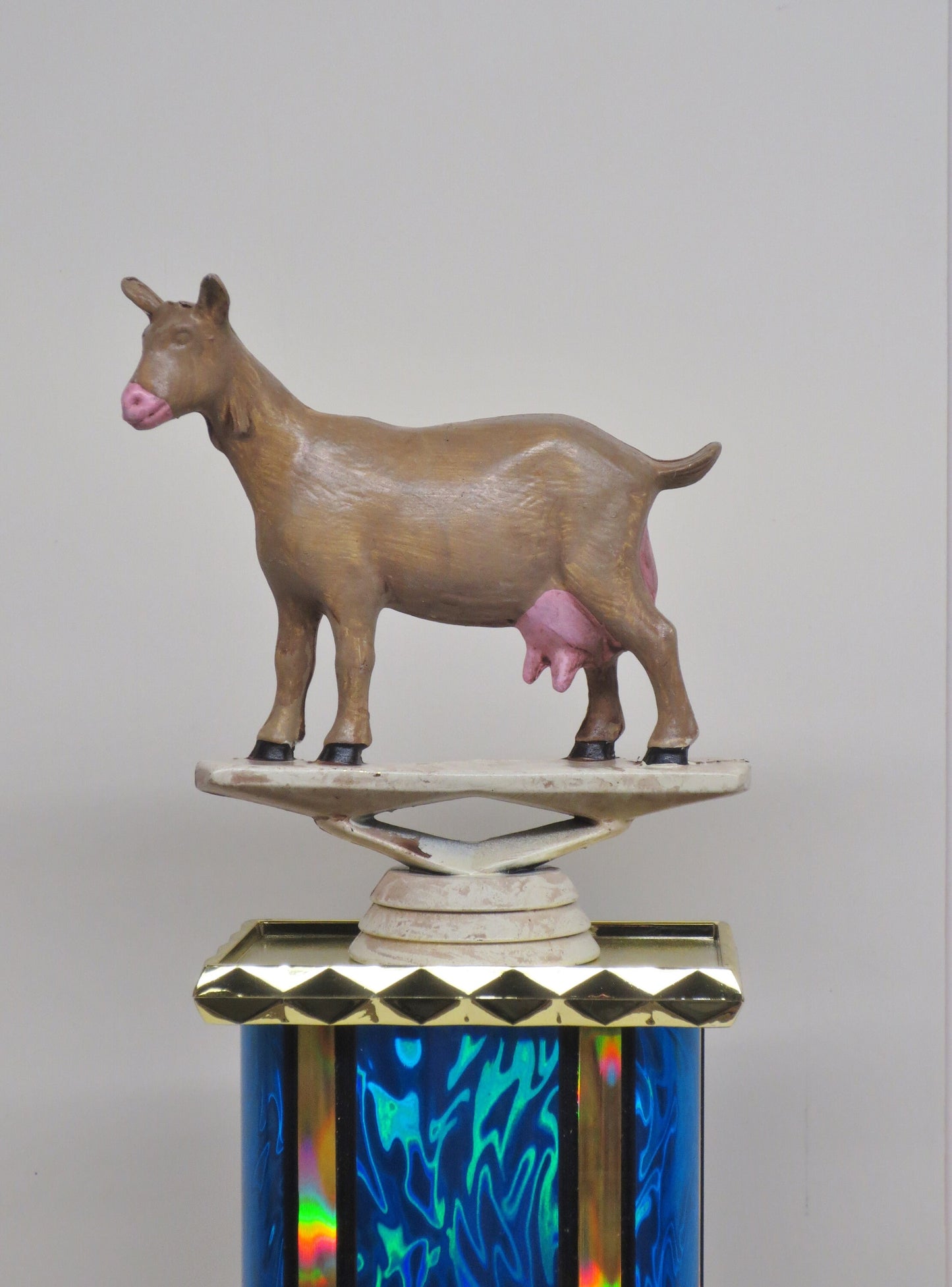 GOAT Trophy Greatest of All Time Award Trophy Hand Painted Funny Trophy Top Sales Motivational Achievement Award Personalized Winner