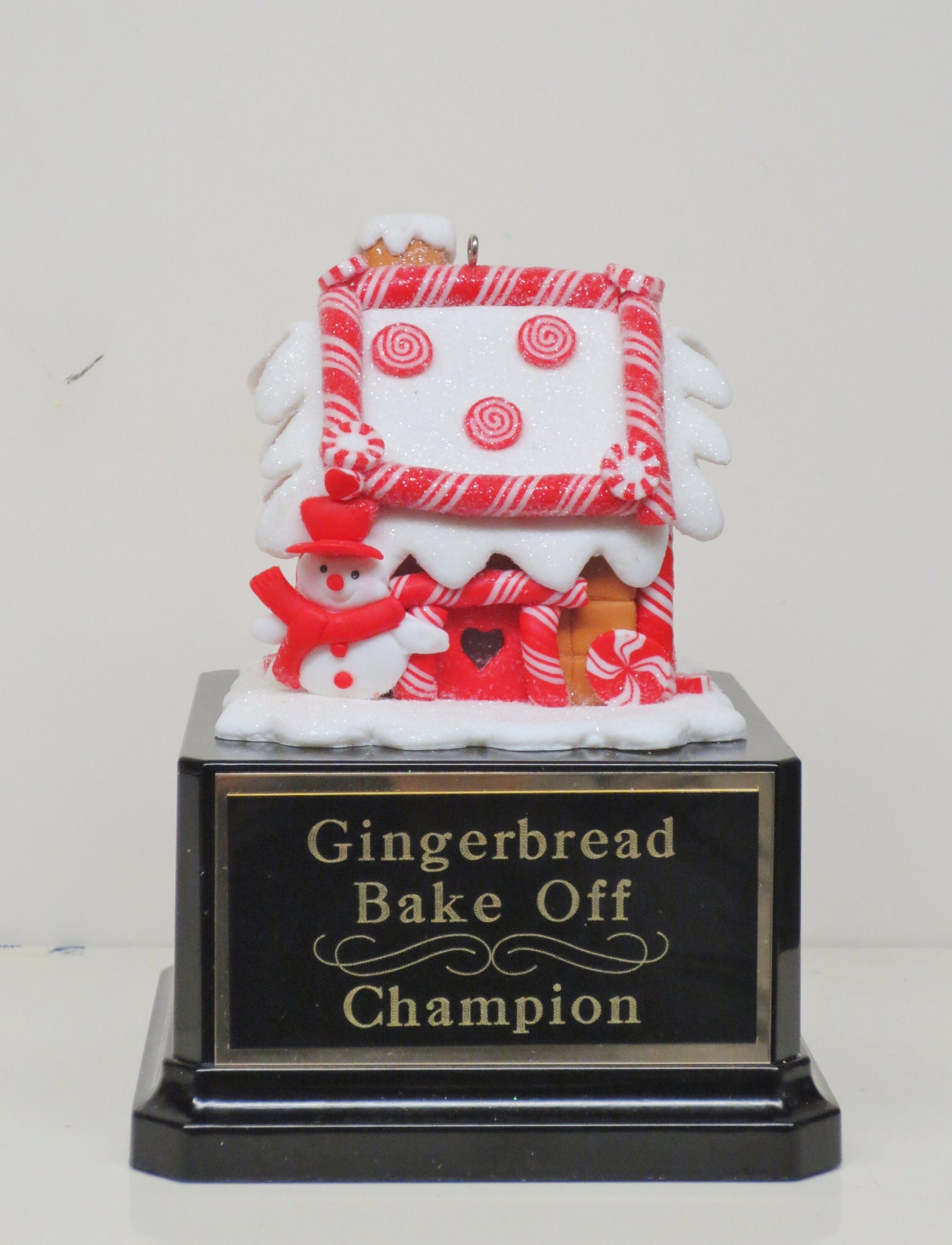 Gingerbread House Cookie Bake Off Trophy Ugly Sweater Trophy Contest Award Winner Christmas Holiday Party Cookie Snowman Christmas Decor