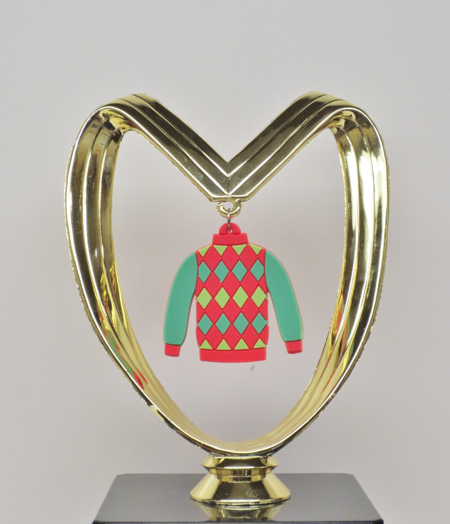 Ugly Sweater Trophy Contest Holiday Ugliest Sweater Red & Green Holiday Party Award Winner Holiday Christmas Trophy Decor Cookie Bake Off