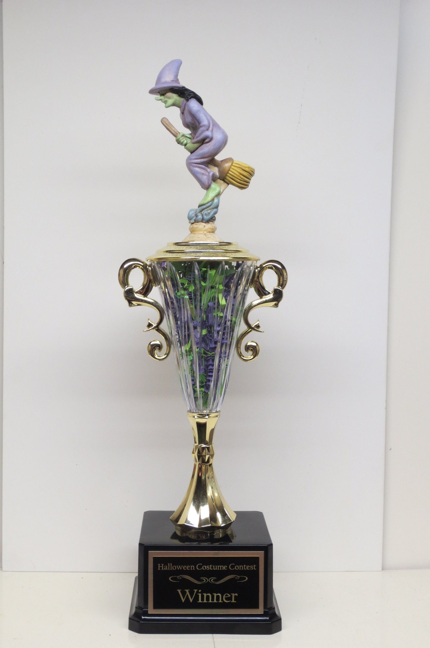 Halloween Trophy Trophies Costume Contest Trophy Scariest Costume Witch Trophy Pumpkin Carving Contest Vintage Halloween Decor Purple