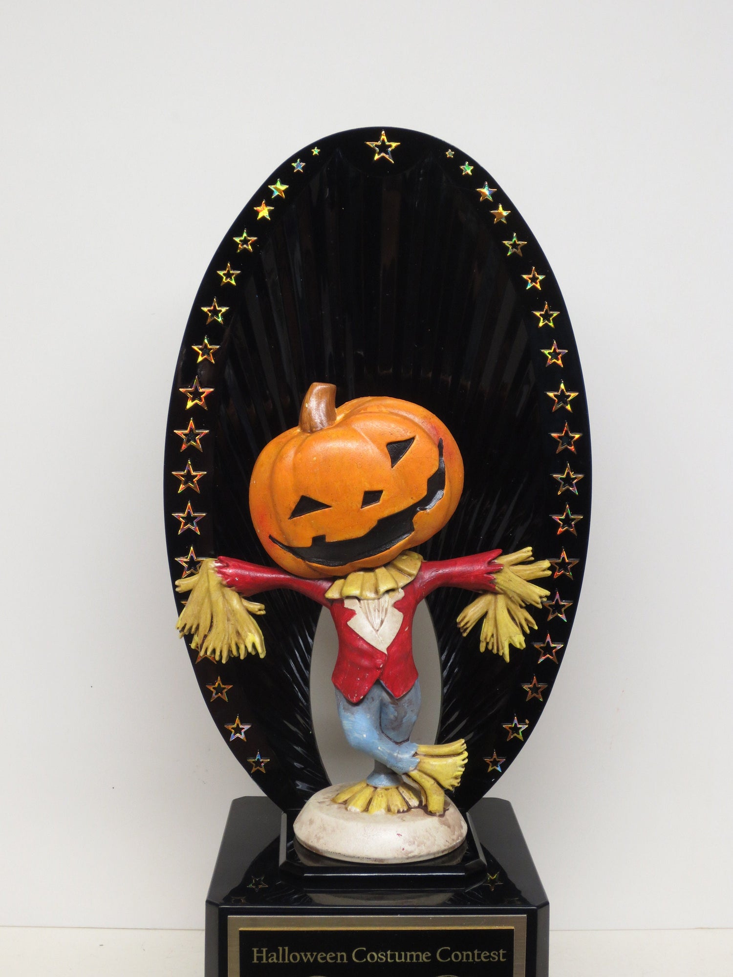 Halloween Trophy Trophies Best Costume Contest Pumpkin Carving Contest Scariest Costume Vintage Halloween Decor Trunk or Treat Scarecrow