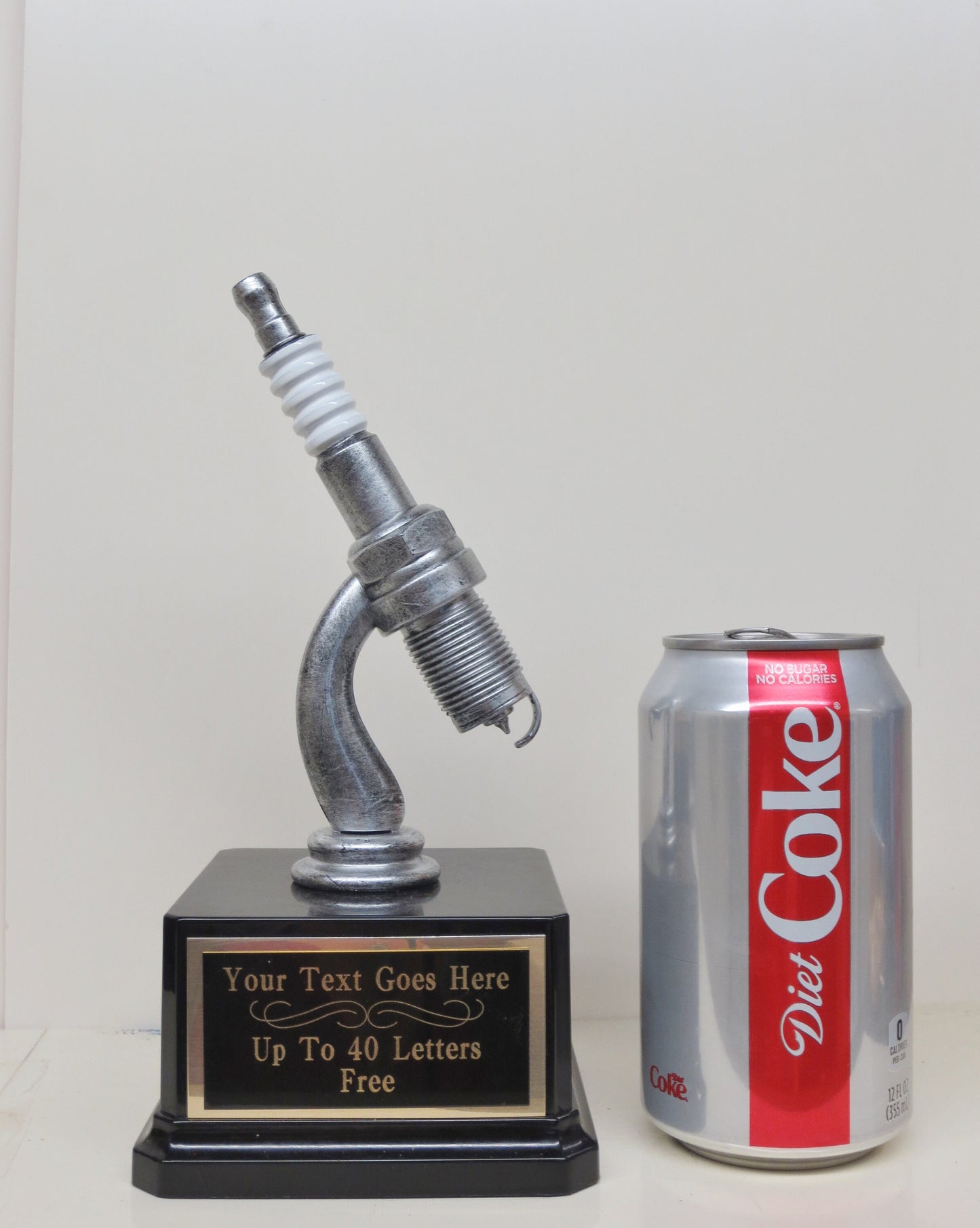 Car Show Trophy Racing Trophy 8" Spark Plug Hot Rod Trophy Plastic Silver Spark Plug Award Best In Show Antique Classic Car Show Participant