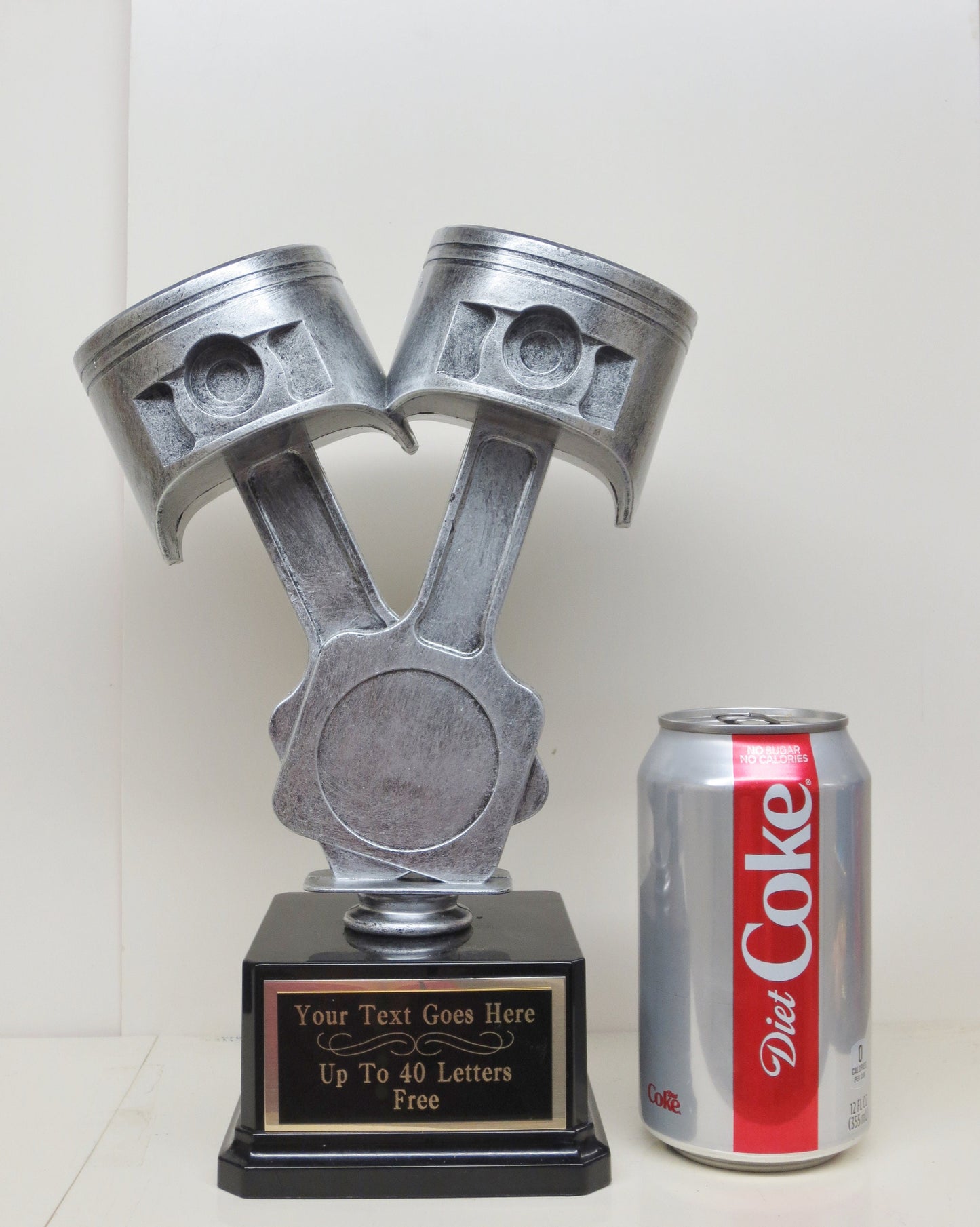 Racing Trophy Car Show Trophy 10" Rods & Pistons Mechanic Trophy Piston Award Winner Best In Show Best Hot Rod Car Show Award Participant