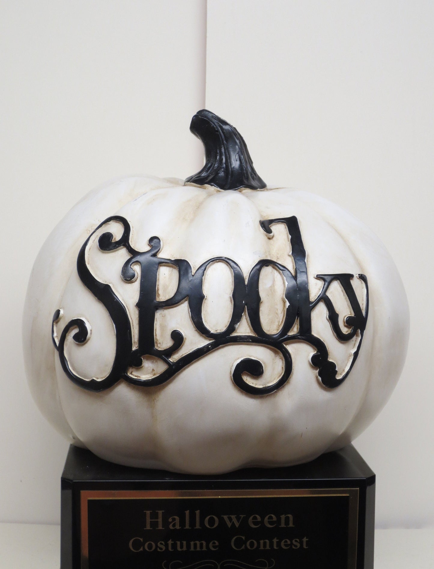 Halloween Trophy Pumpkin Carving Contest Best Costume Scariest Costume Spooky Pumpkin Jack O Lantern Vintage Halloween Decor Trunk or Treat