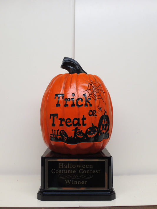 Halloween Trophy Trophies Best Costume Contest Pumpkin Carving Contest Scariest Costume Best Couple Jack O Lantern Halloween Decor