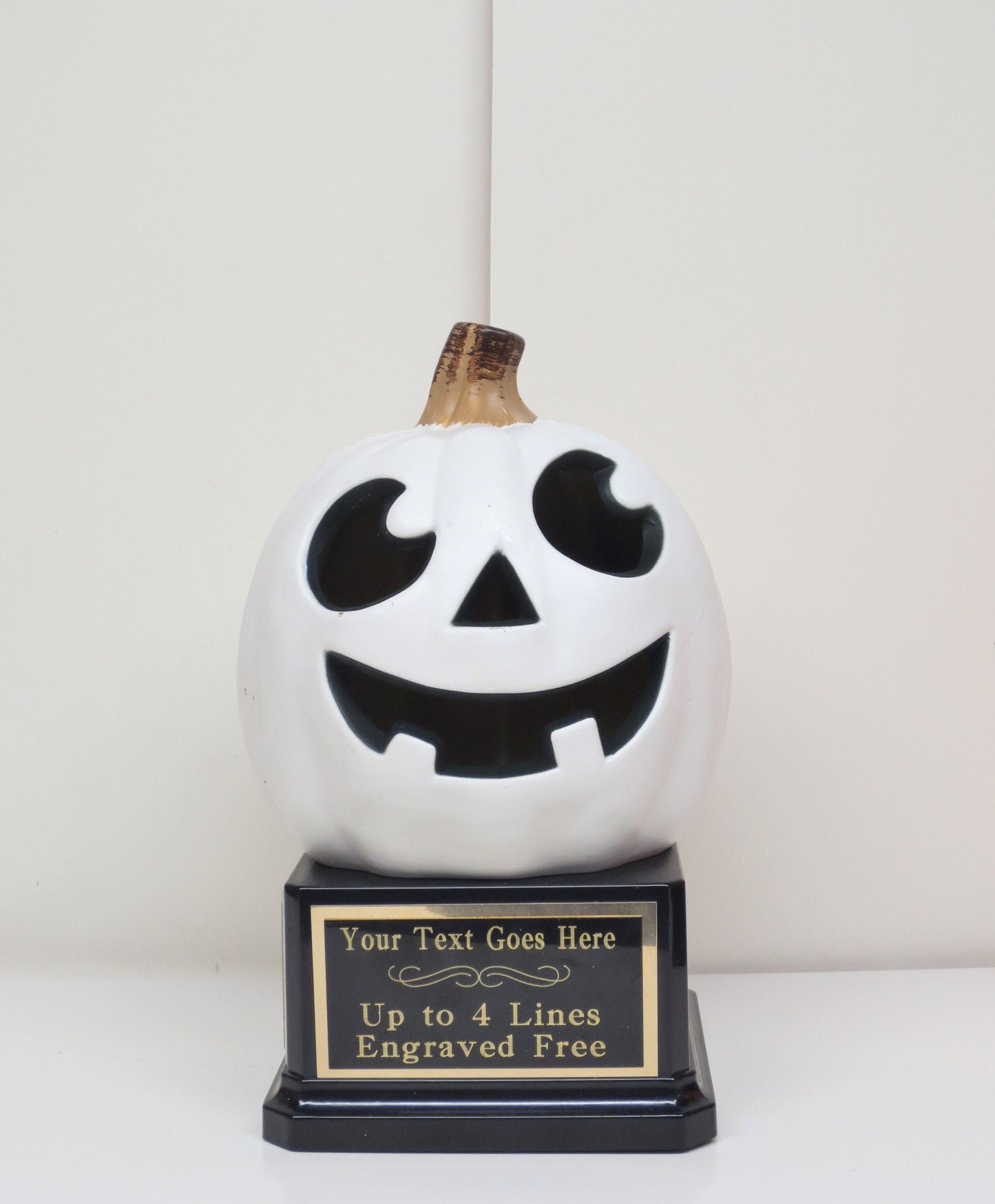 Halloween Trophy Halloween Trophies Trophy Pumpkin Carving Contest Trophy or Best Costume Contest Jack O Lantern Halloween Decor