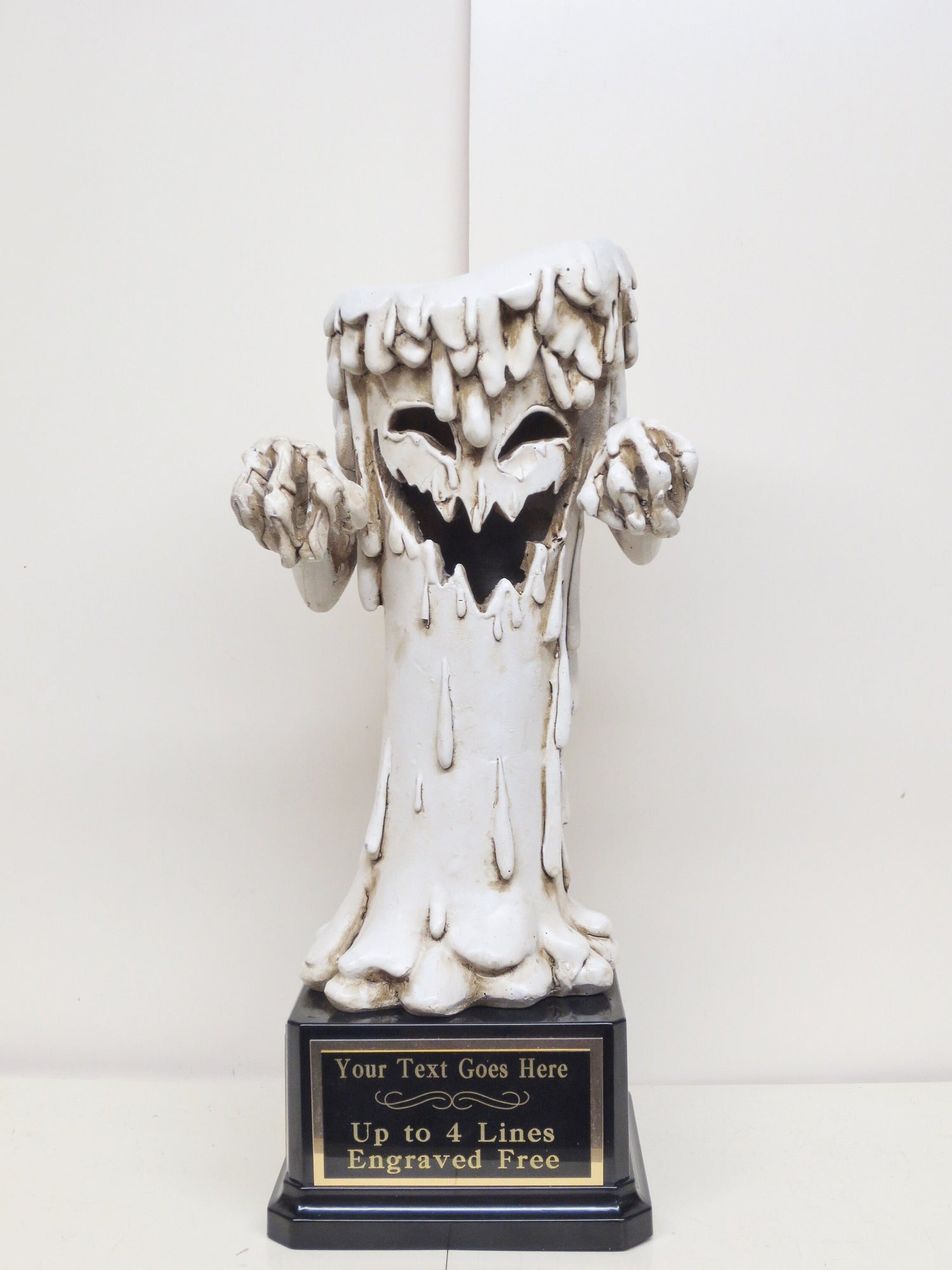 Halloween Trophy Creepy Melting Candle Scariest Costume Contest Best Costume Dia De Los Muertos Trophy Halloween Decor