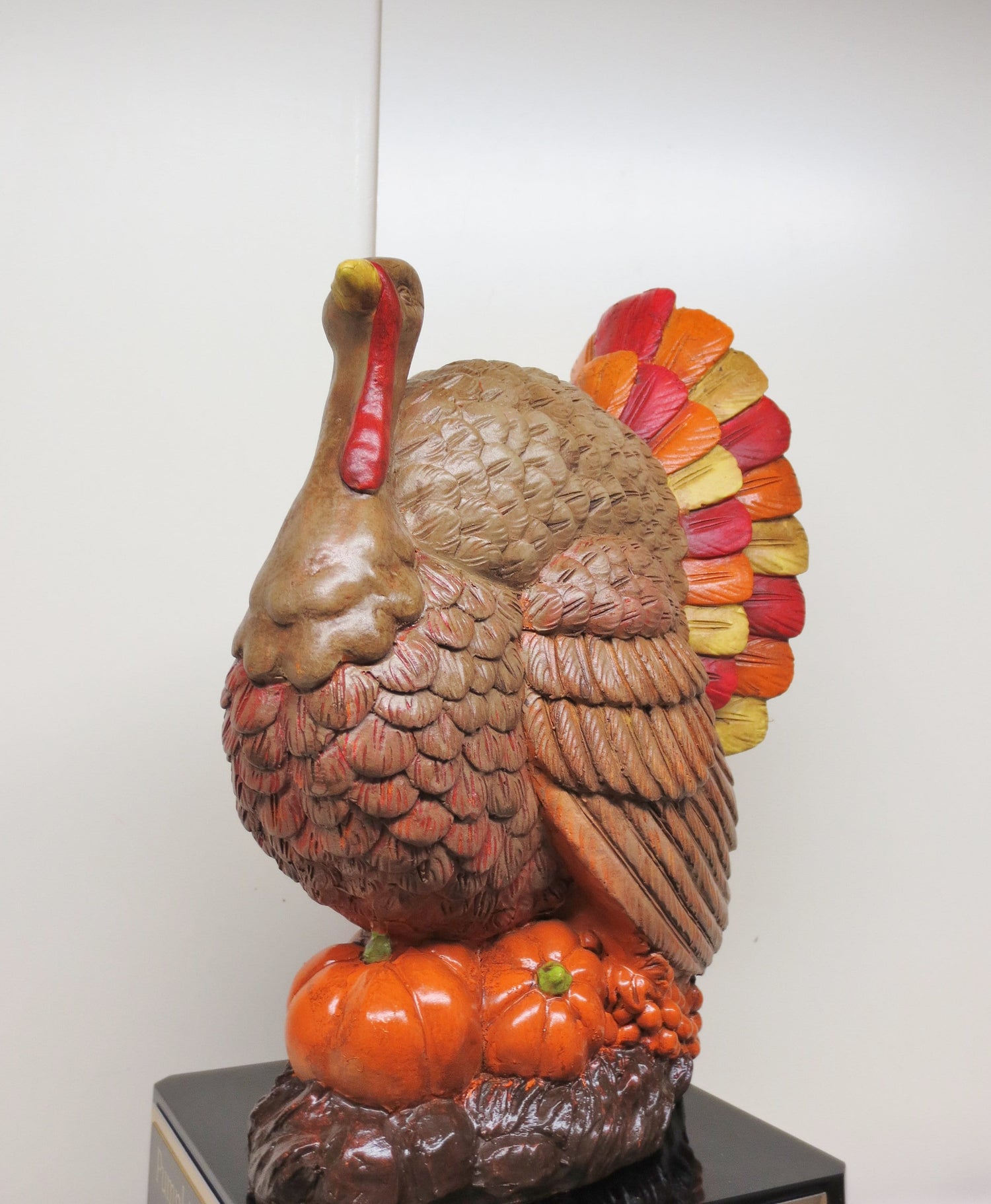 Turkey Bowl Thanksgiving Family Football Trophy FFL Fantasy Football League Trophy 14" Champion Hand Painted Turkey Champ Award Winner