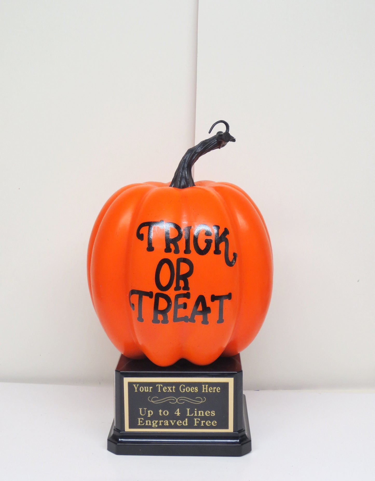 Halloween Trophy Trick Or Treat Pumpkin Carving Contest Trophy or Best Costume Contest Jack O Lantern Halloween Decor Trunk or Treat