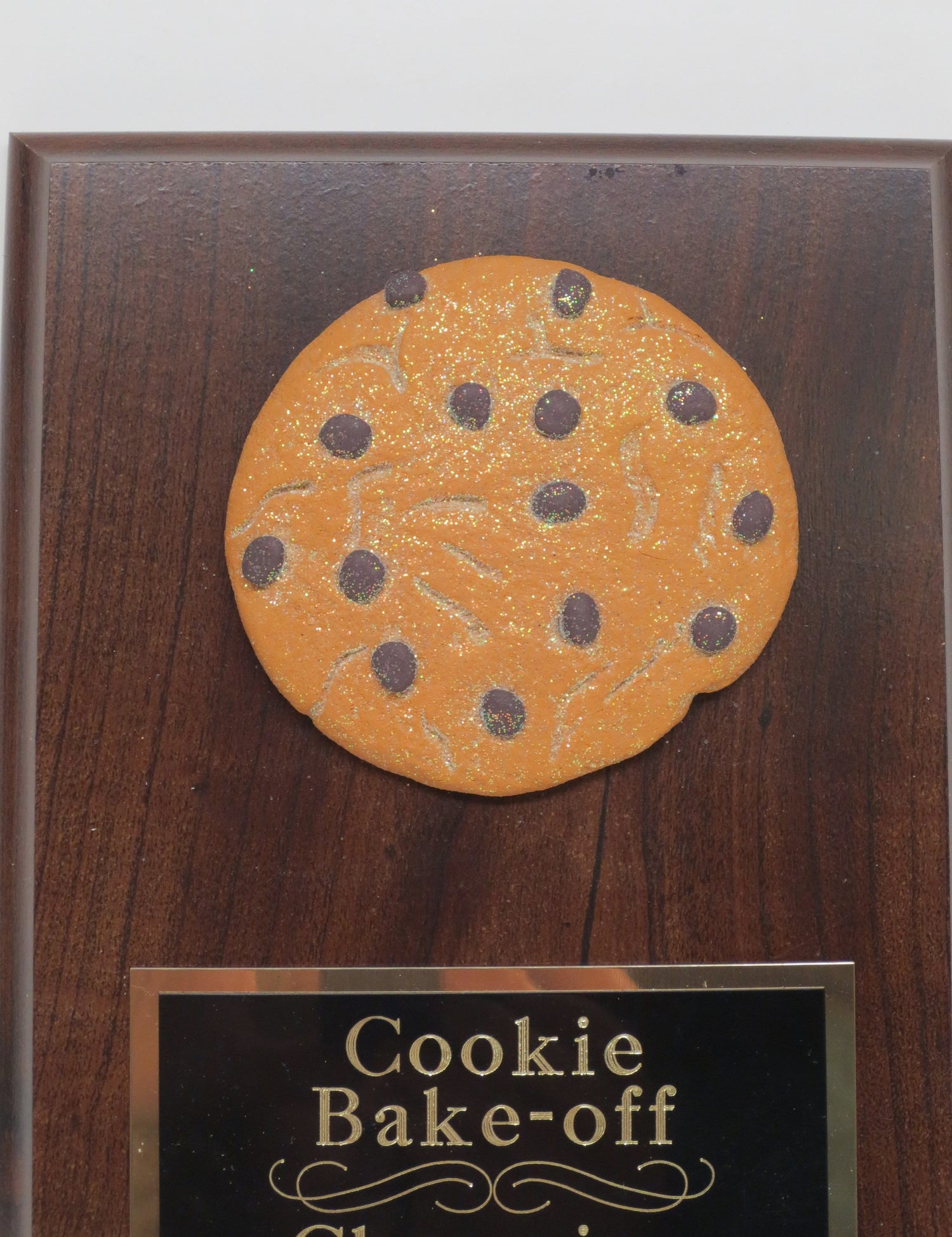 Cookie Bake Off Trophy 5 x 7 Plaque Chocolate Chip Cookie Best Dessert Contest Best Decorated Cookie Winner Cookie Award Christmas Decor