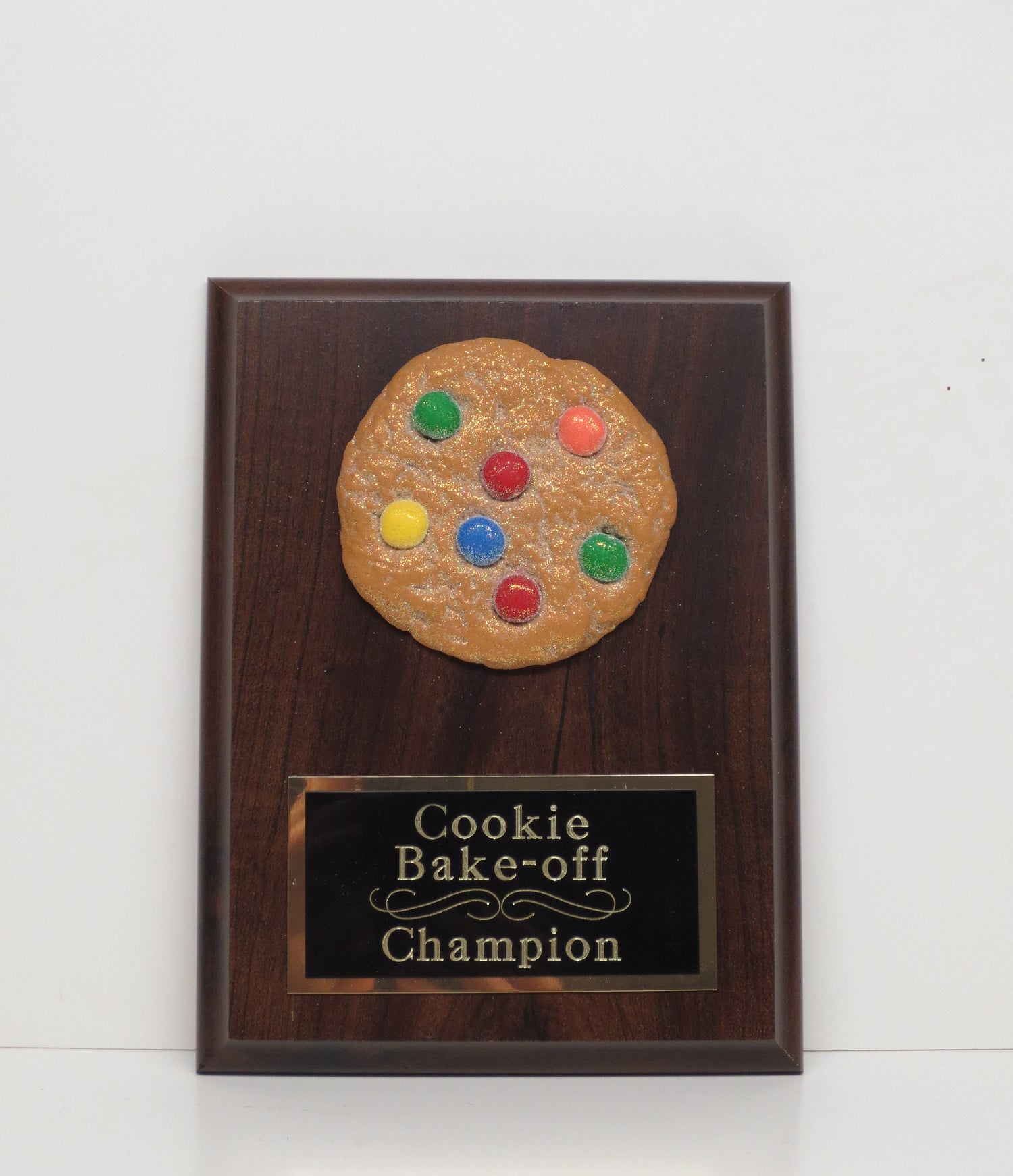 Cookie Bake Off Trophy 5 x 7 Plaque Best Original Cookie Best Dessert Best Chocolate Chip Cookie Decorating Winner Cookie Christmas Decor