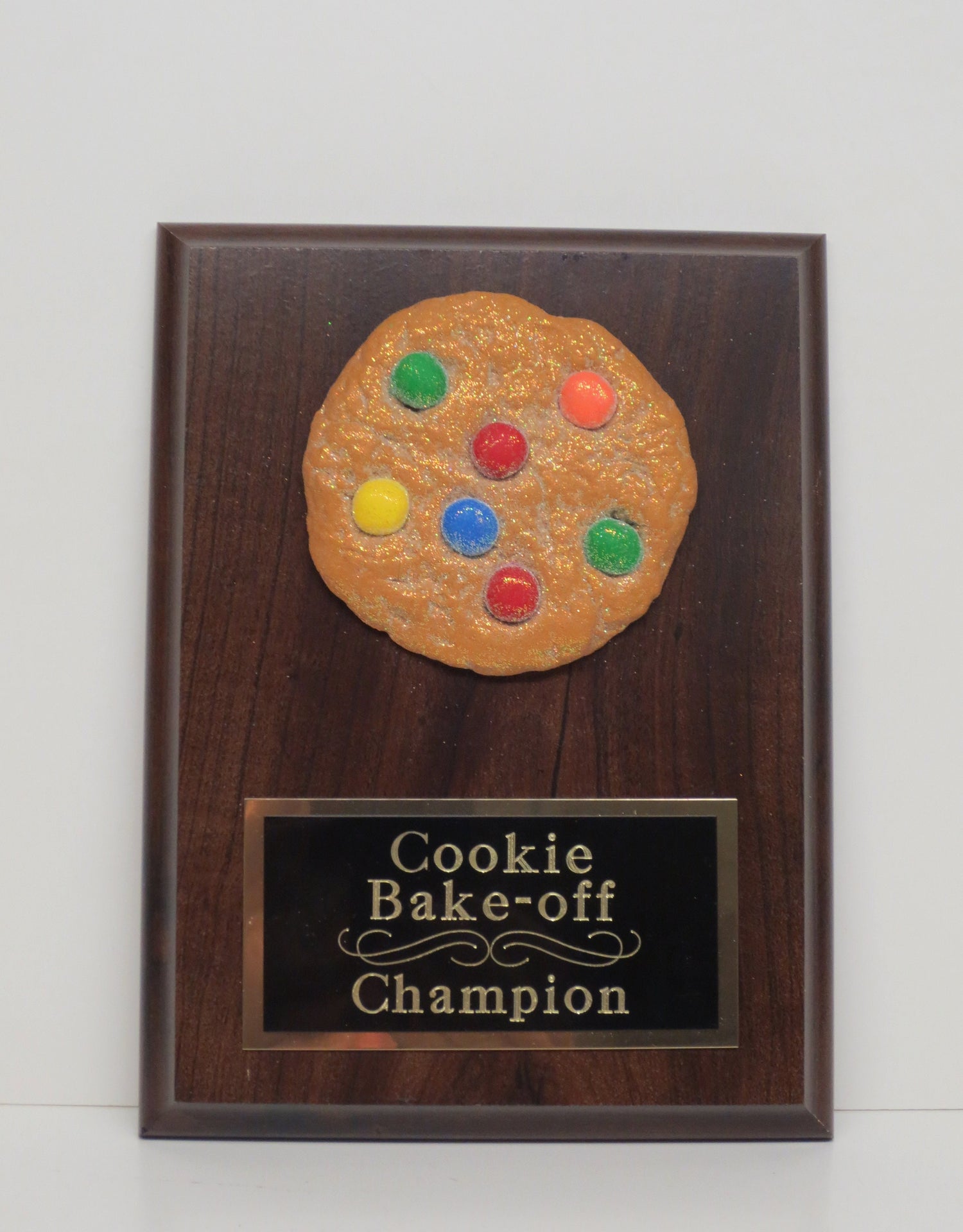 Cookie Bake Off Trophy 5 x 7 Plaque Best Original Cookie Best Dessert Best Chocolate Chip Cookie Decorating Winner Cookie Christmas Decor