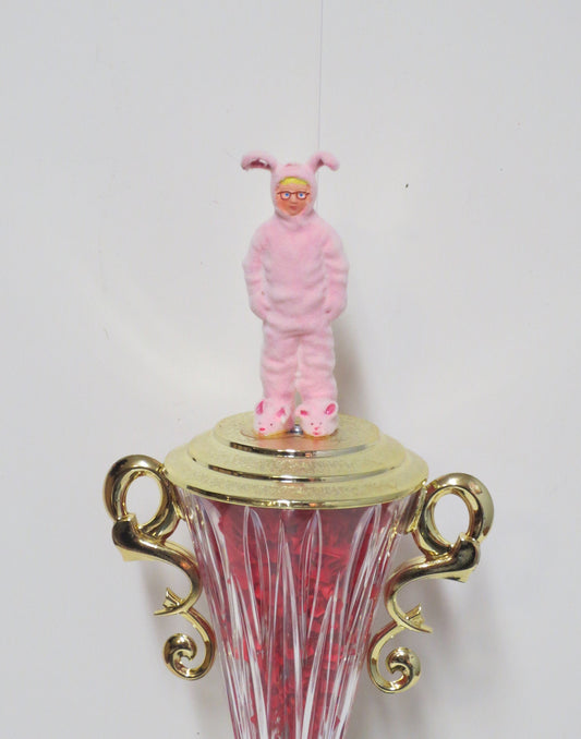 Ugly Ugliest Sweater Trophy Fuzzy Pajamas Funny Trophy Holiday Party Winner Major Award Christmas Decor Cookie Bake Off