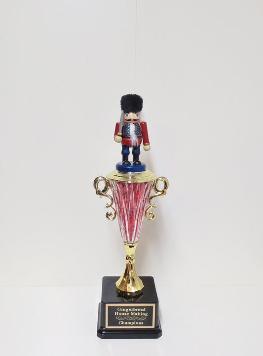 Nutcracker Ugliest Ugly Sweater Contest Trophy Gingerbread Cookie Bake Off Family Christmas Trophy Winner Christmas Decor Holiday Decor