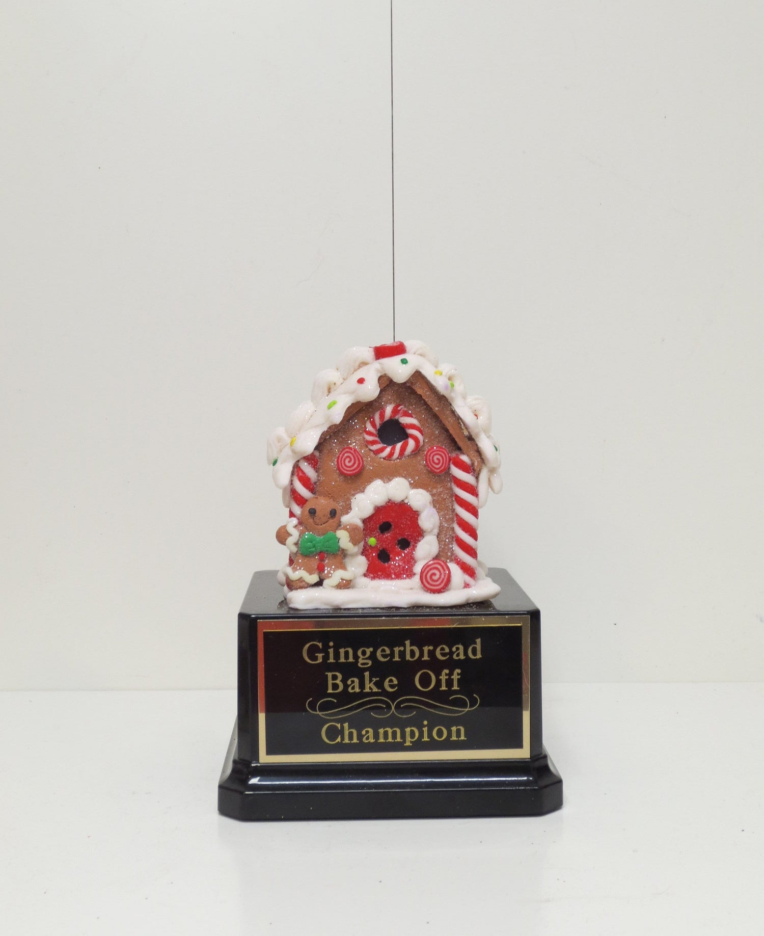 Gingerbread House Cookie Decorating Champion Bake Off Trophy Ugly Sweater Trophy Contest Award Winner Gingerbread Man Christmas Decor