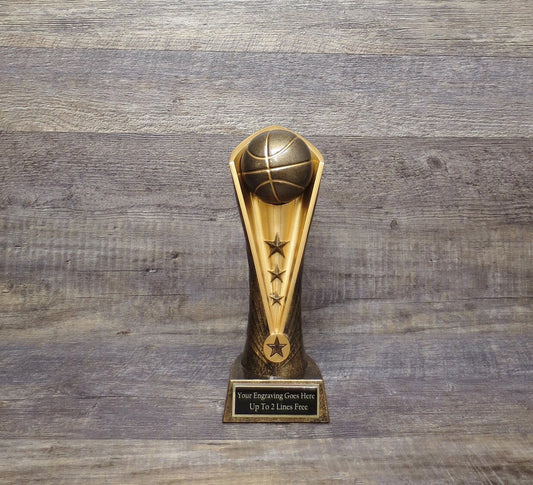 Basketball Trophy Award Basketball Madness 10.5" Trophy Fantasy Basketball League Bracket Champion Champ Team Participation Award