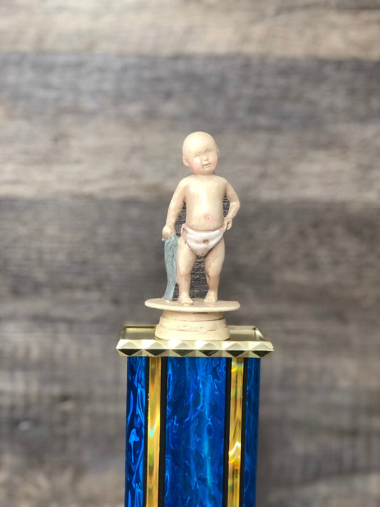 Fantasy Football FFL Funny Trophy Biggest Cry Baby Award Quitter Sore Loser Crybaby League LOSER Trophy FFL Last Place Fantasy Funny Award