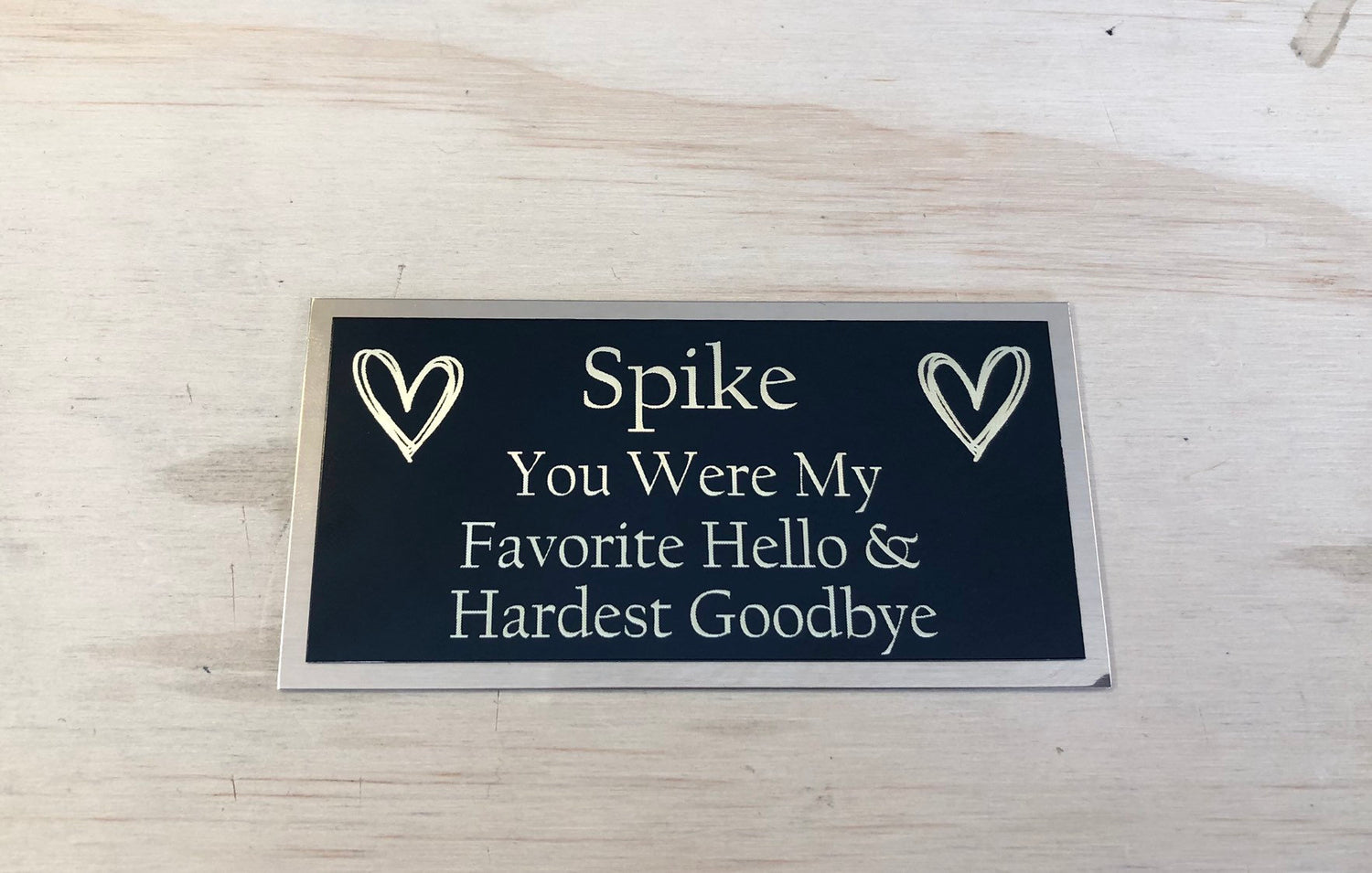 Pet Memorial Urn Plaque Cremation Urn Tag Custom Engraved Name Plate Cat Urn Dog Urn Personalized Name Plaque Name Plate Memorial Plaque