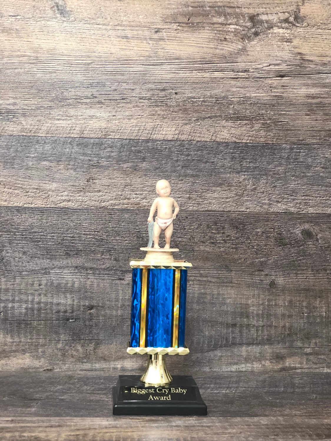 Funny Trophy Biggest Cry Baby Award Quitter Sore Loser Crybaby Fantasy Football League LOSER Trophy FFL Last Place Fantasy Funny Award