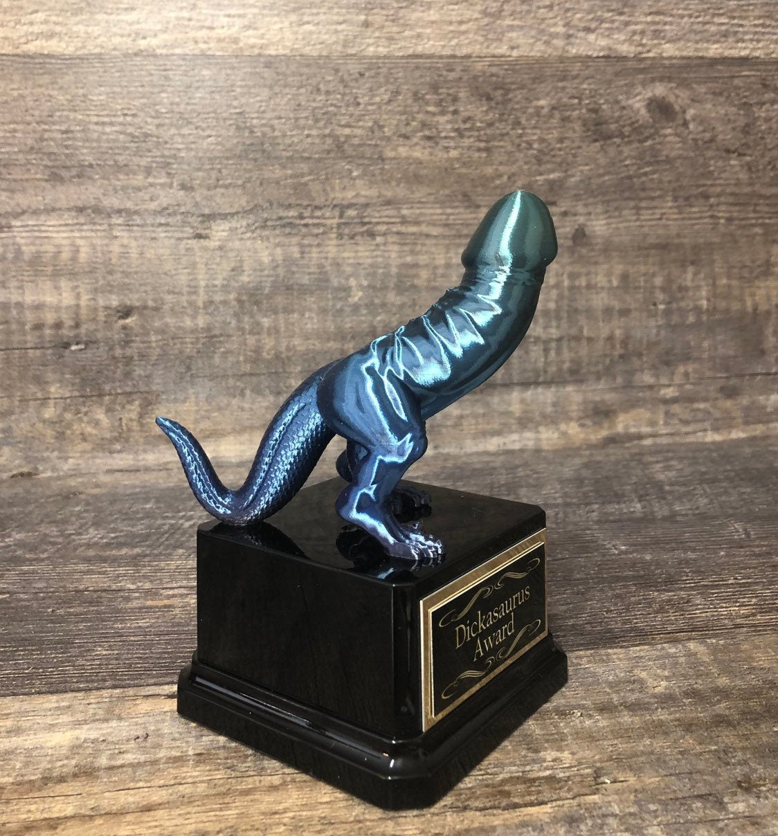 Funny Fantasy Football League LOSER Trophy Dickasaurus FFL Trophy Last Place Award You're A Dick Adult Humor Dickhead Penis Funny Award