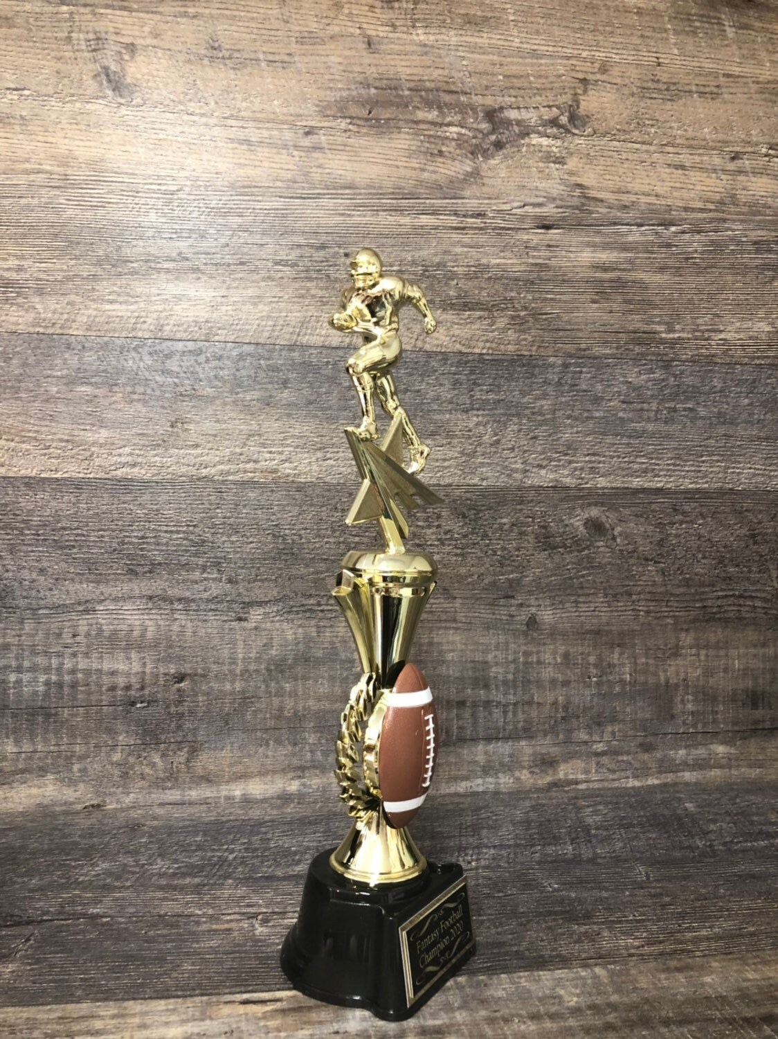 Fantasy Football Trophy FFL Football Champion Winner Fantasy League Custom Trophy Sports Award  Free Engraving