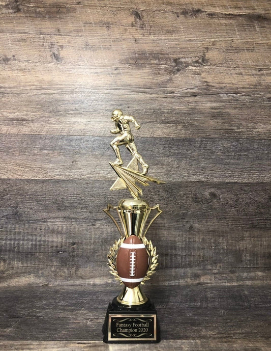 Fantasy Football Trophy FFL Football Champion Winner Fantasy League Custom Trophy Sports Award Free Engraving