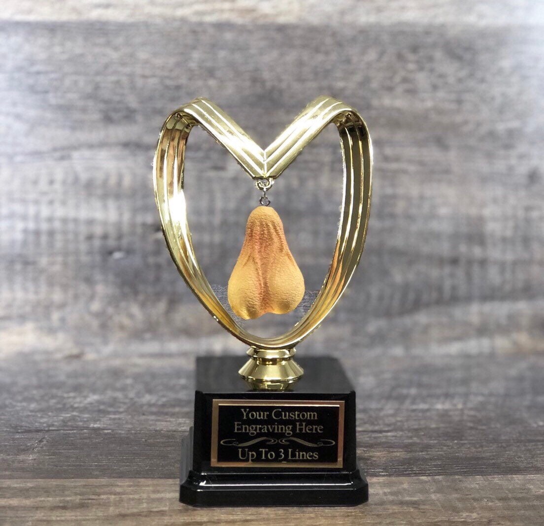 Golf Trophy Loser Testicle Trophy You Suck Balls Trophy Funny Trophy Birthday Gag Gift Loser Last Place You've Got Balls Adult Humor