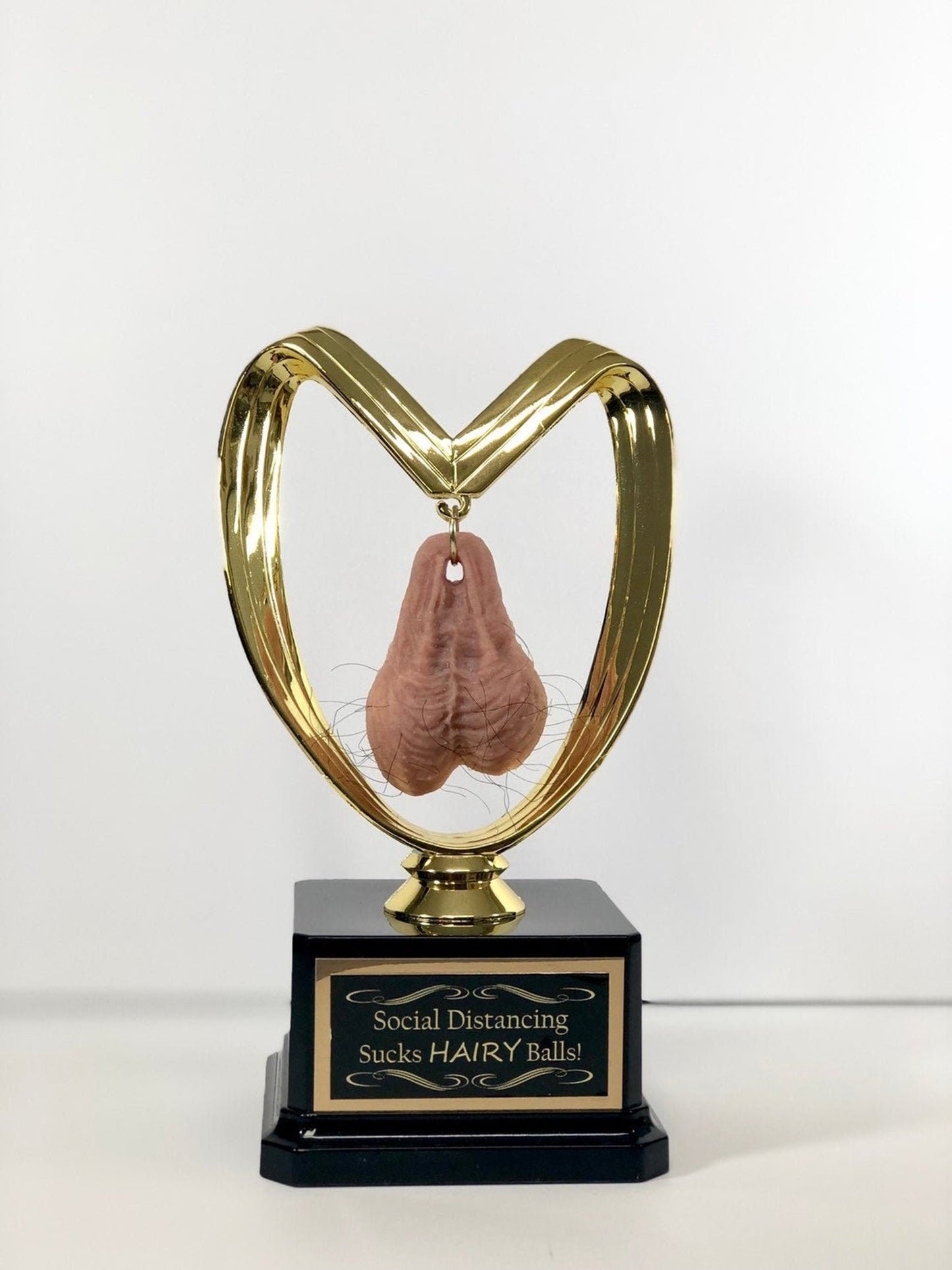 FFL Trophy Fantasy Football Sacko Award Awww Nuts! Last Place Loser Sacko You've Got Balls Funny Trophy Adult Humor Gag Gift Testicle Penis