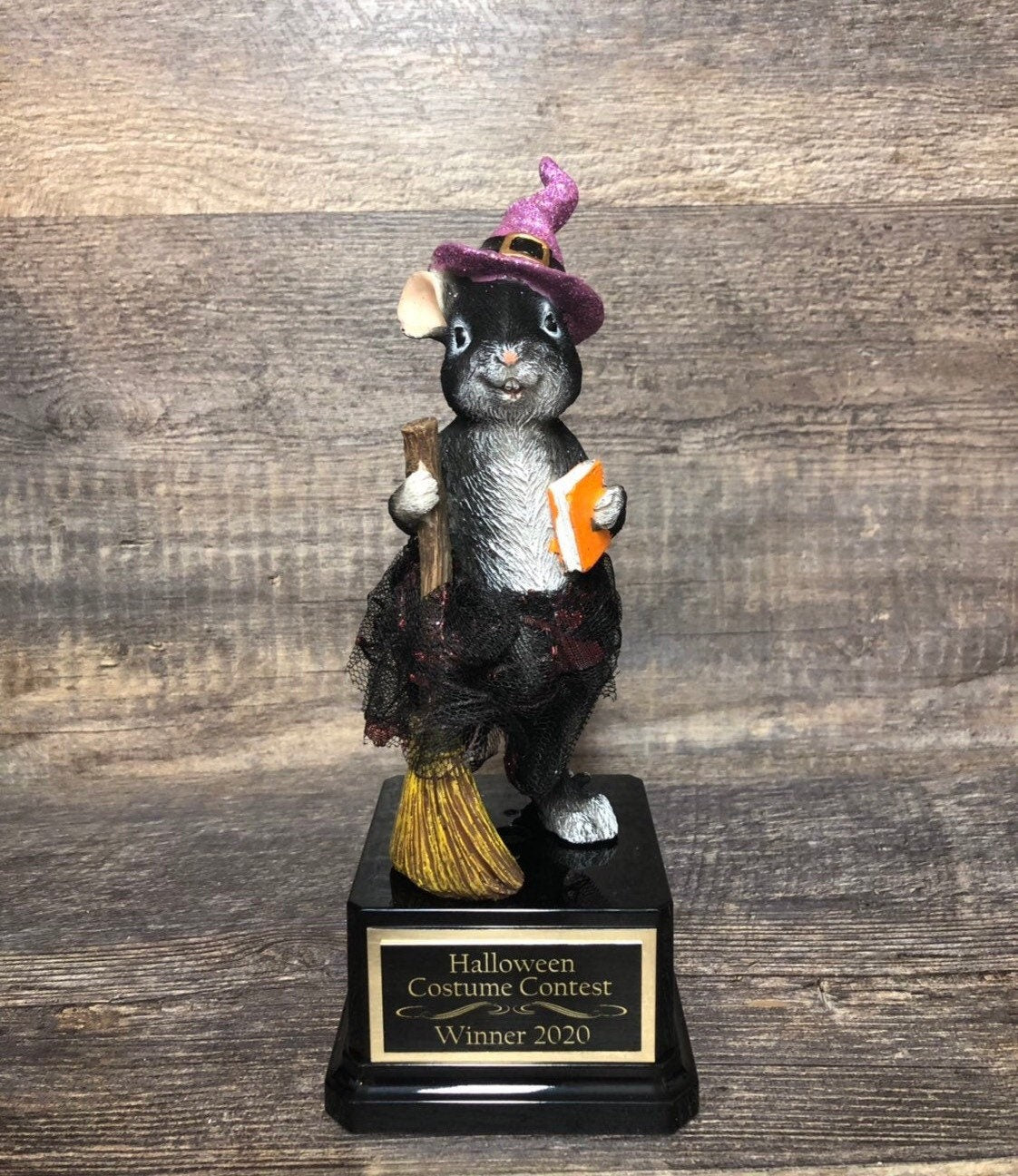 3 Halloween Trophies Costume Contest Best Pumpkin Carving Contest Scariest Costume Mice Trophy  Halloween Decor Trunk or Treat