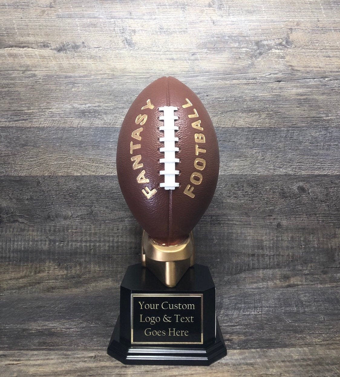 Fantasy Football FULL SIZE Color Trophy FFL Trophy 17 Football 6 or 1 –  Trophies With A Twist