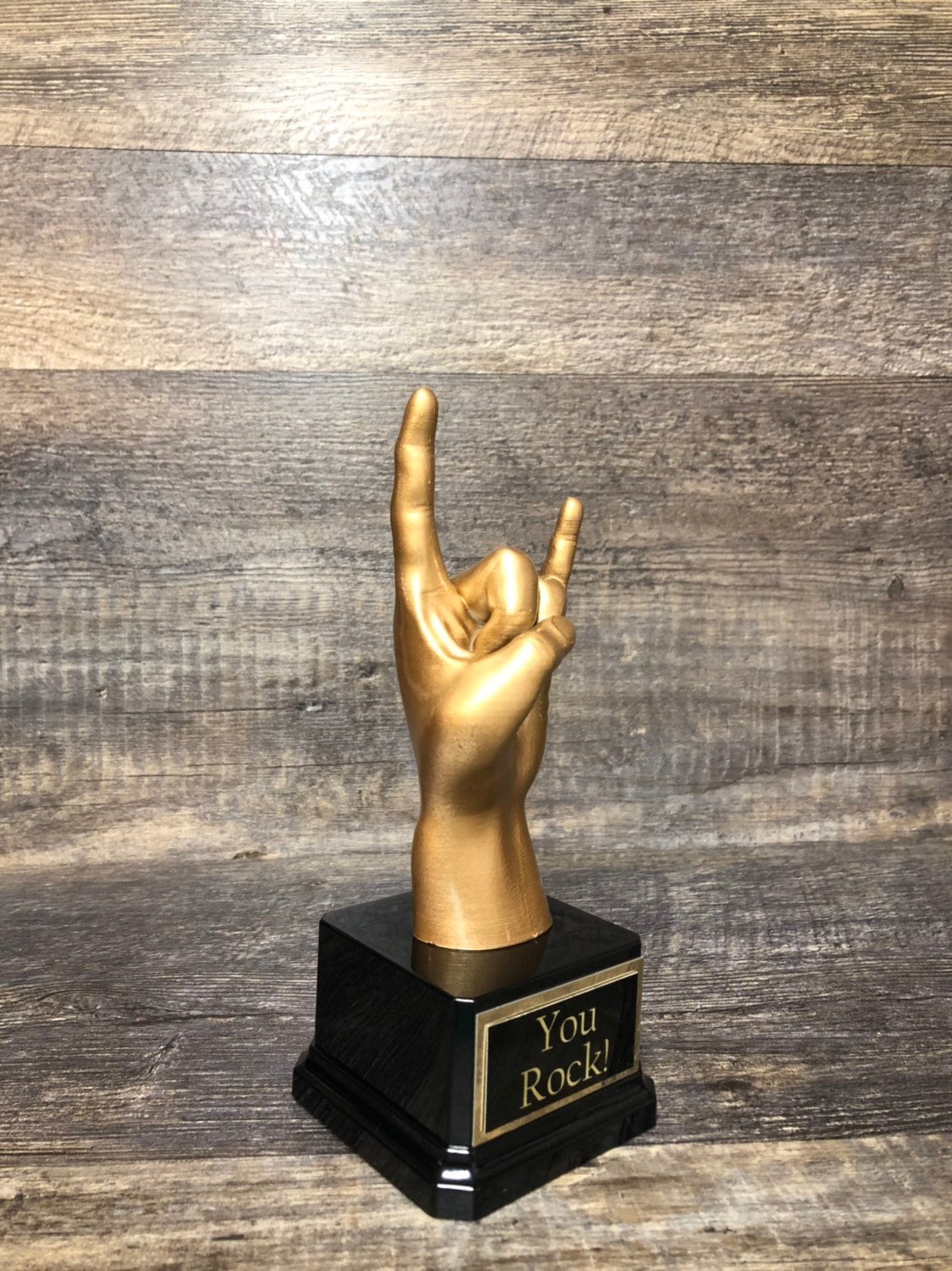 YOU ROCK! Funny Trophy Achievement Award Top Sales Corporate Award Best Sales Highest Sales Stats Thank You Gift Trophy Appreciation Award