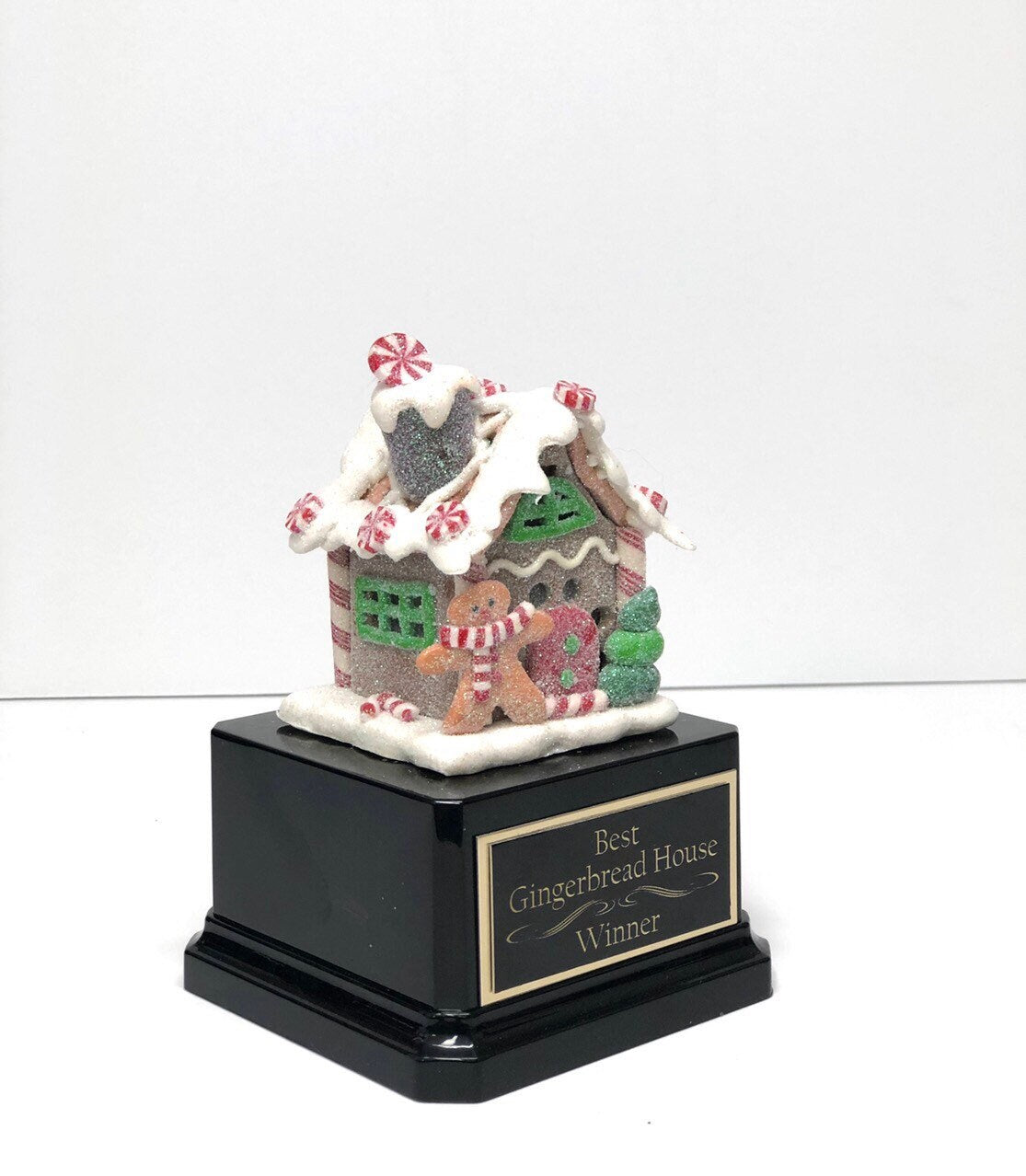 CUSTOM For Bridget Gingerbread House Cookie Bake Off Competition Ugly Sweater Trophy Contest Award Winner Christmas Cookie Christmas Decor