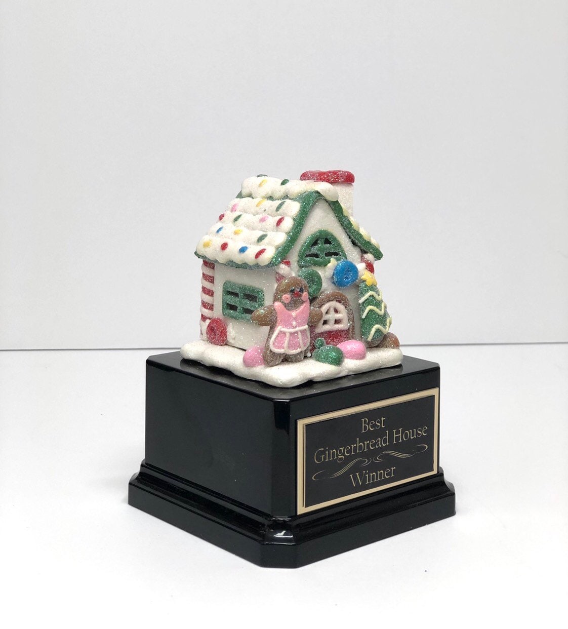 Gingerbread House Cookie Bake Off Competition Trophy Ugly Sweater Trophy Contest Award Winner Christmas Cookie Snowman Christmas Decor