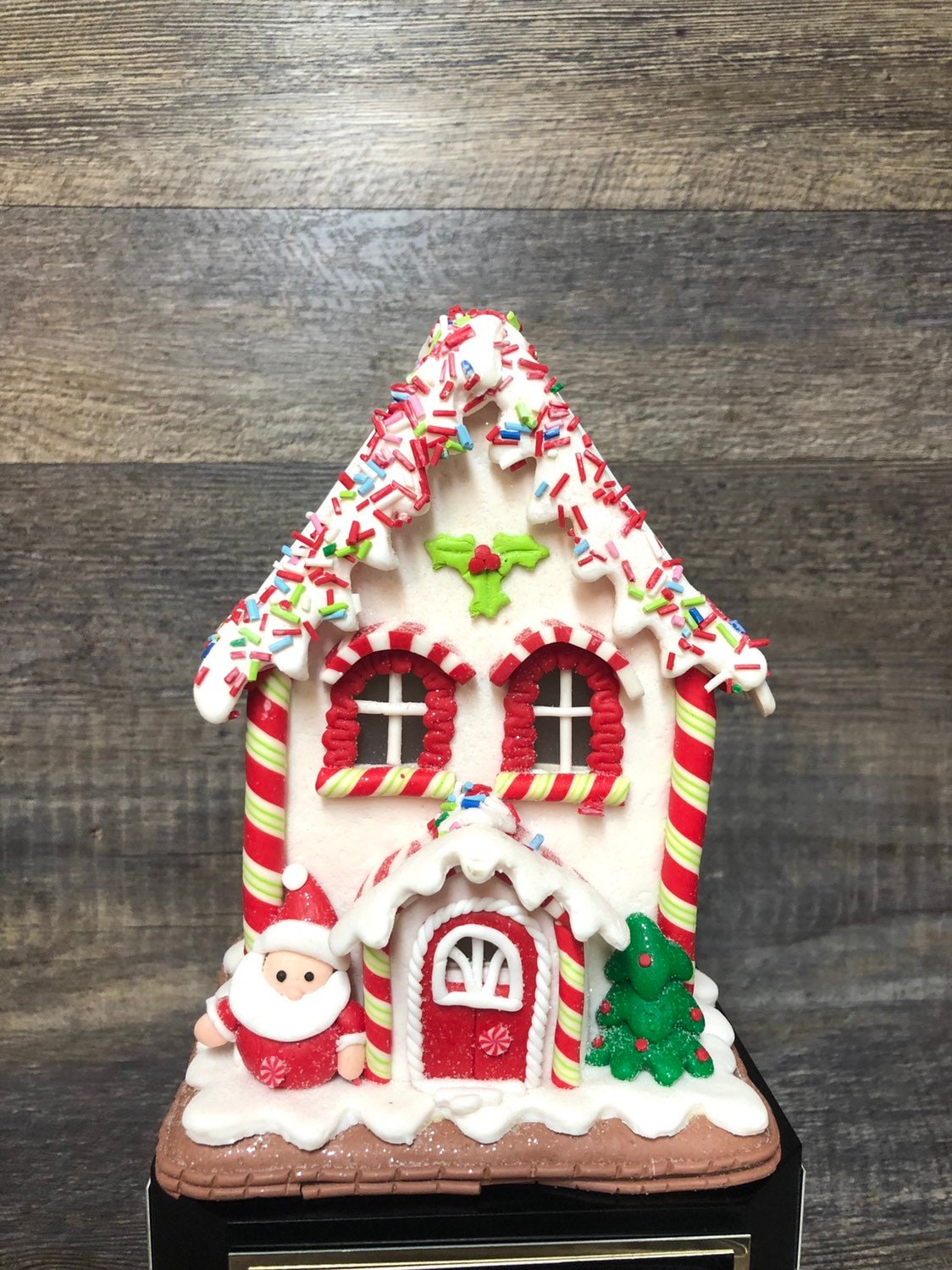 XL Gingerbread House Trophy Perpetual Cookie Bake Off Ugly Sweater Trophy Contest Winner Christmas Holiday Party Cookie Christmas Decor