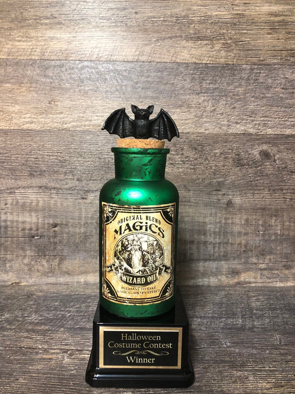 Halloween Trophies Potion Bottles Pumpkin Carving Contest Best Costume Contest Jack O Lantern Vintage Halloween Decor Halloween Trophy