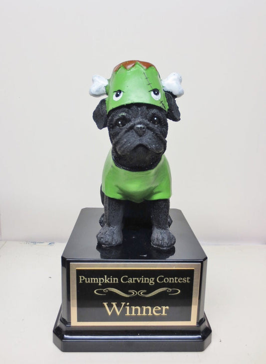 Halloween Trophy Frankenstein Dog Best Howl-O-Ween Costume Contest Pumpkin Carving Contest Scariest Costume Halloween Decor Trunk or Treat