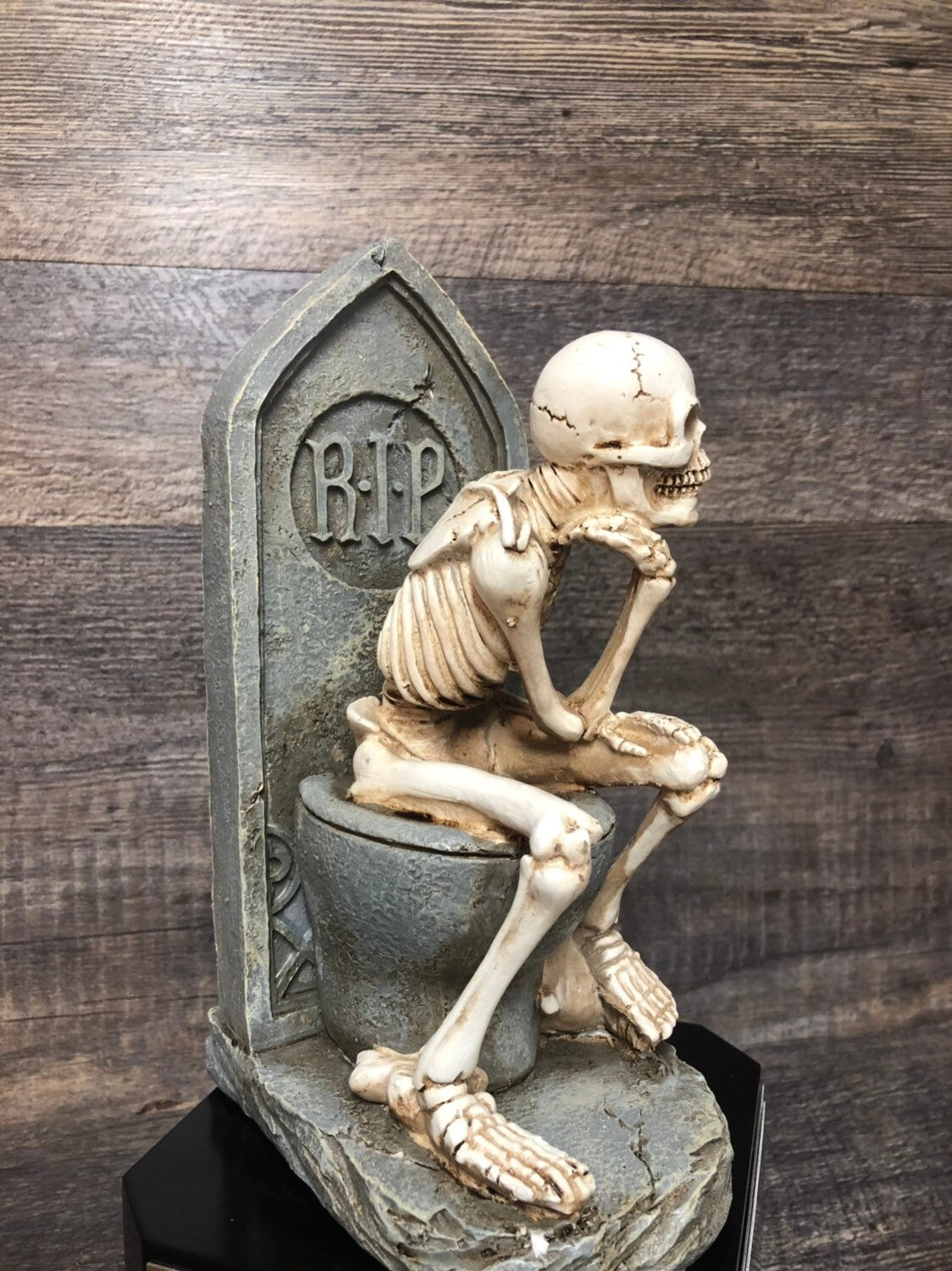 Fantasy Football Loser Trophy FFL Crappy Season Sacko Perpetual Trophy Toilet Bowl Skeleton Funny Trophy Worst Loser