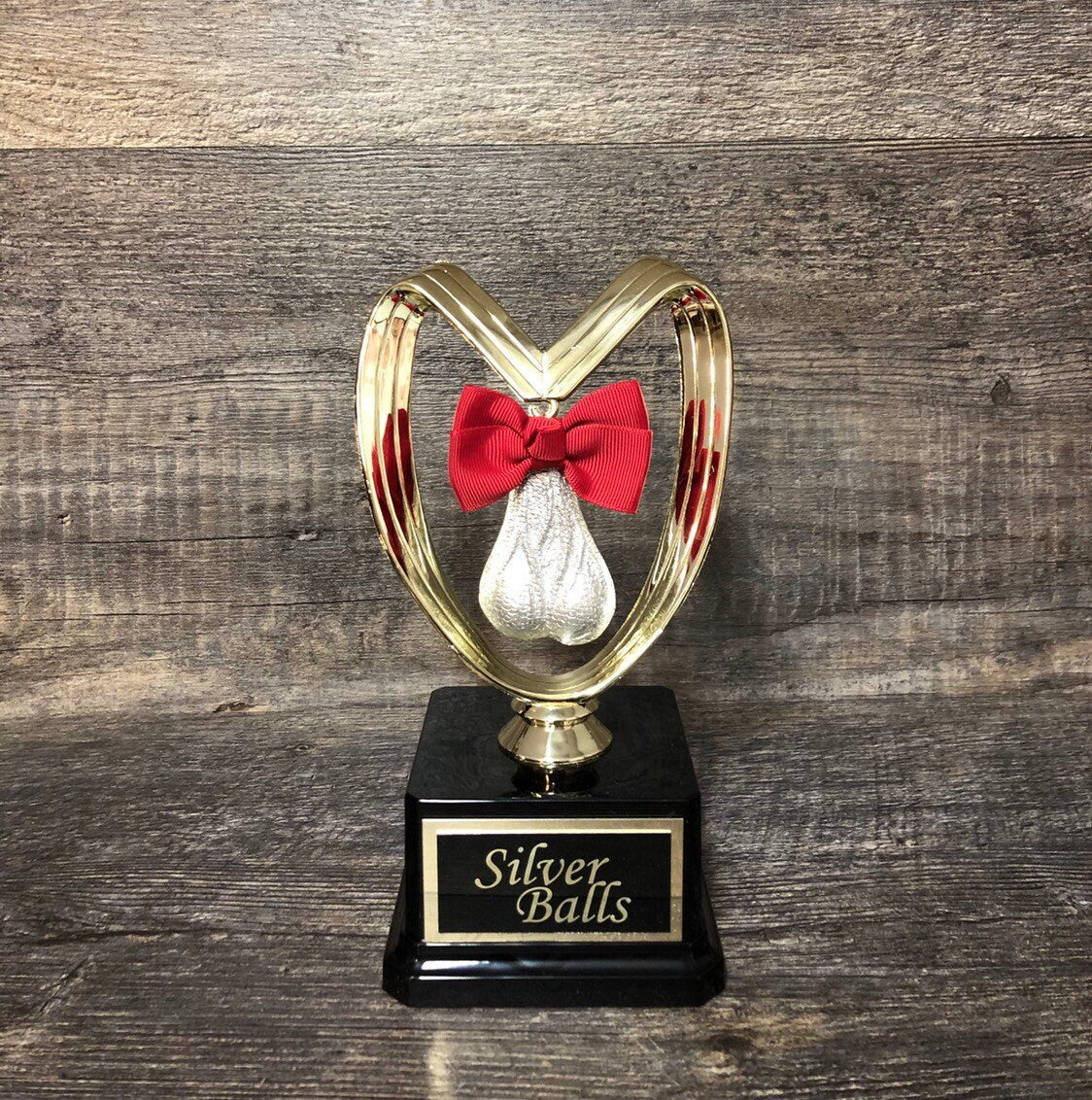 Silver Balls Testicle Trophy Ugly Sweater Trophy Funny Christmas Jingle Balls Nutcracker Adult Humor Gag Gift Penis Testicle Holiday Decor