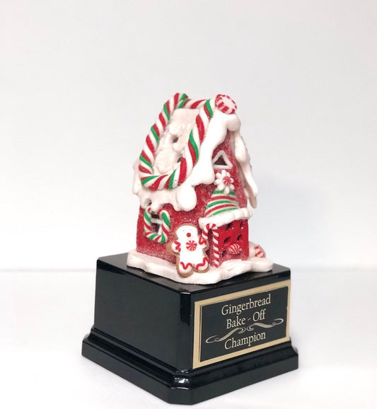 Gingerbread House Decorating Contest Cookie Bake Off Trophy Ugly Sweater Trophy Snowman Christmas Cookie Gingerbread Man Christmas Decor