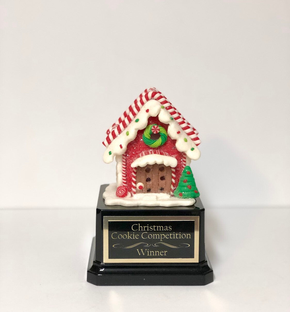 Gingerbread House Cookie Decorating Bake Off Trophy Ugly Sweater Trophy Christmas Cookie Gingerbread Man Christmas Decor