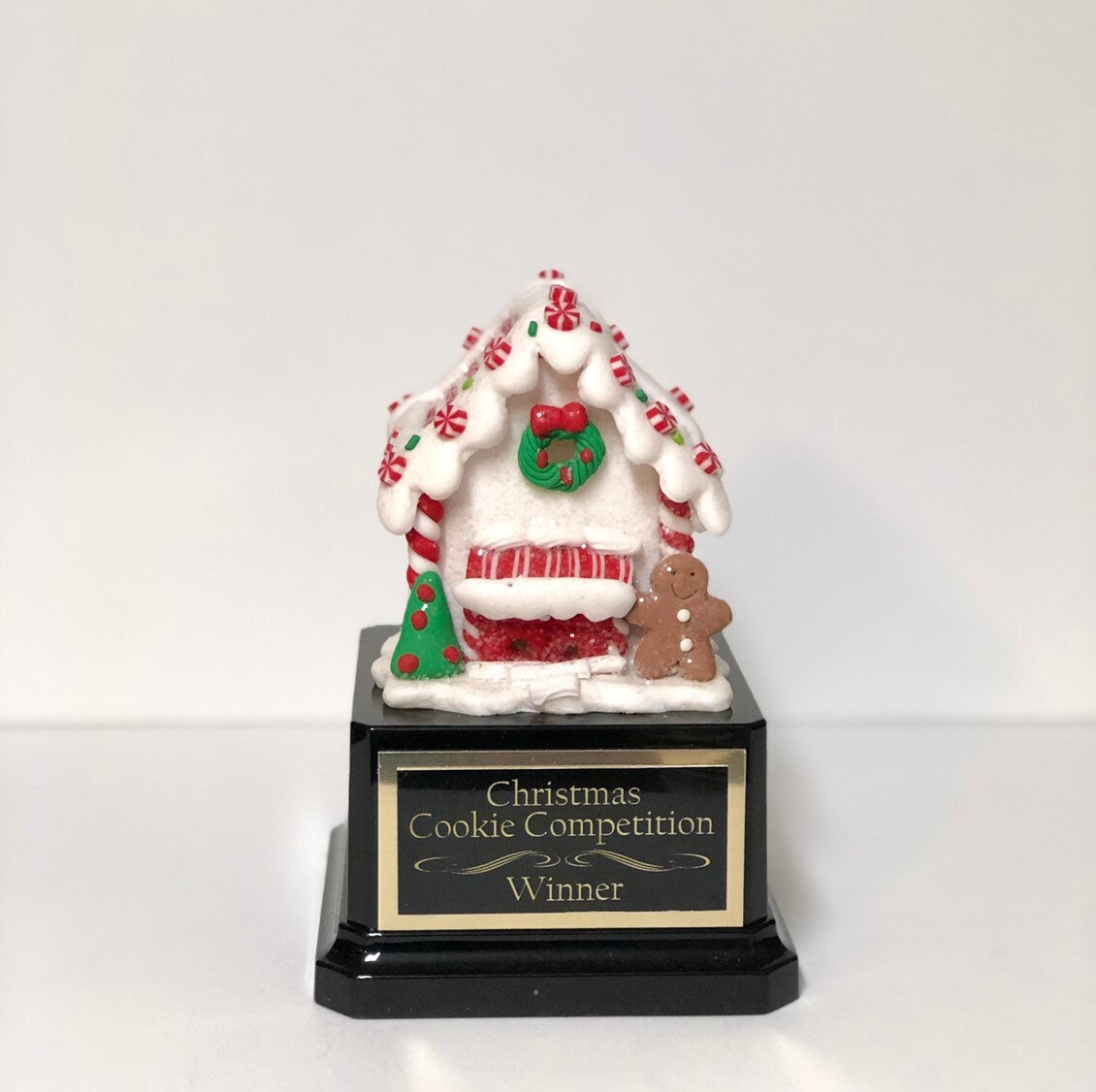 Gingerbread House Cookie Decorating Bake Off Trophy Ugly Sweater Trophy Gingerbread Man Christmas Cookie Gingerbread Man Christmas Decor