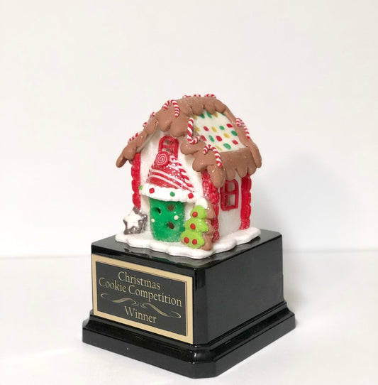 Gingerbread House Cookie Decorating Bake Off Trophy Ugly Sweater Trophy Gingerbread Man Christmas Cookie Gingerbread Man Christmas Decor
