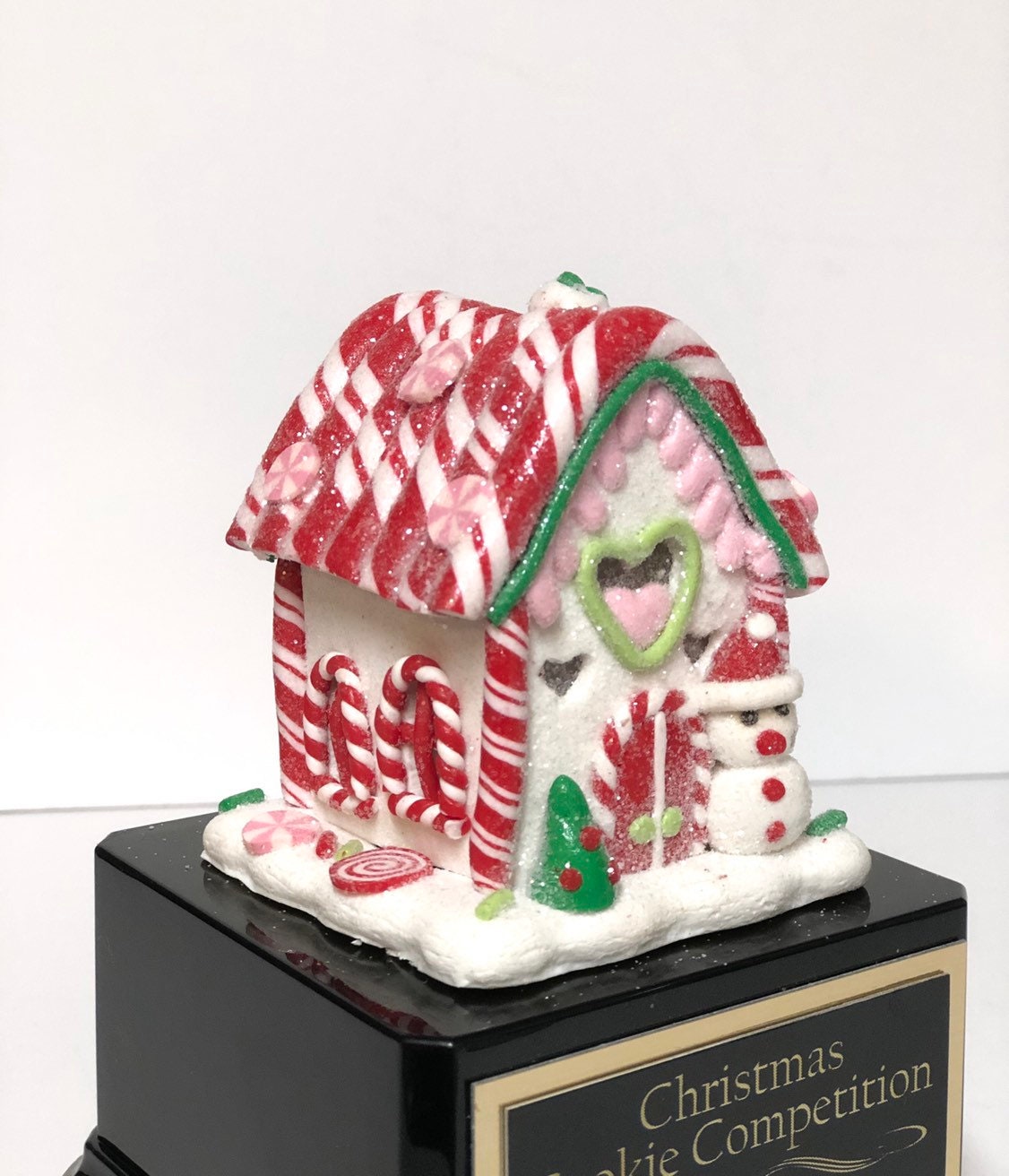 Gingerbread House Cookie Decorating Bake Off Trophy Ugly Sweater Trophy Pink House Snowman Christmas Cookie Gingerbread Man Christmas Decor