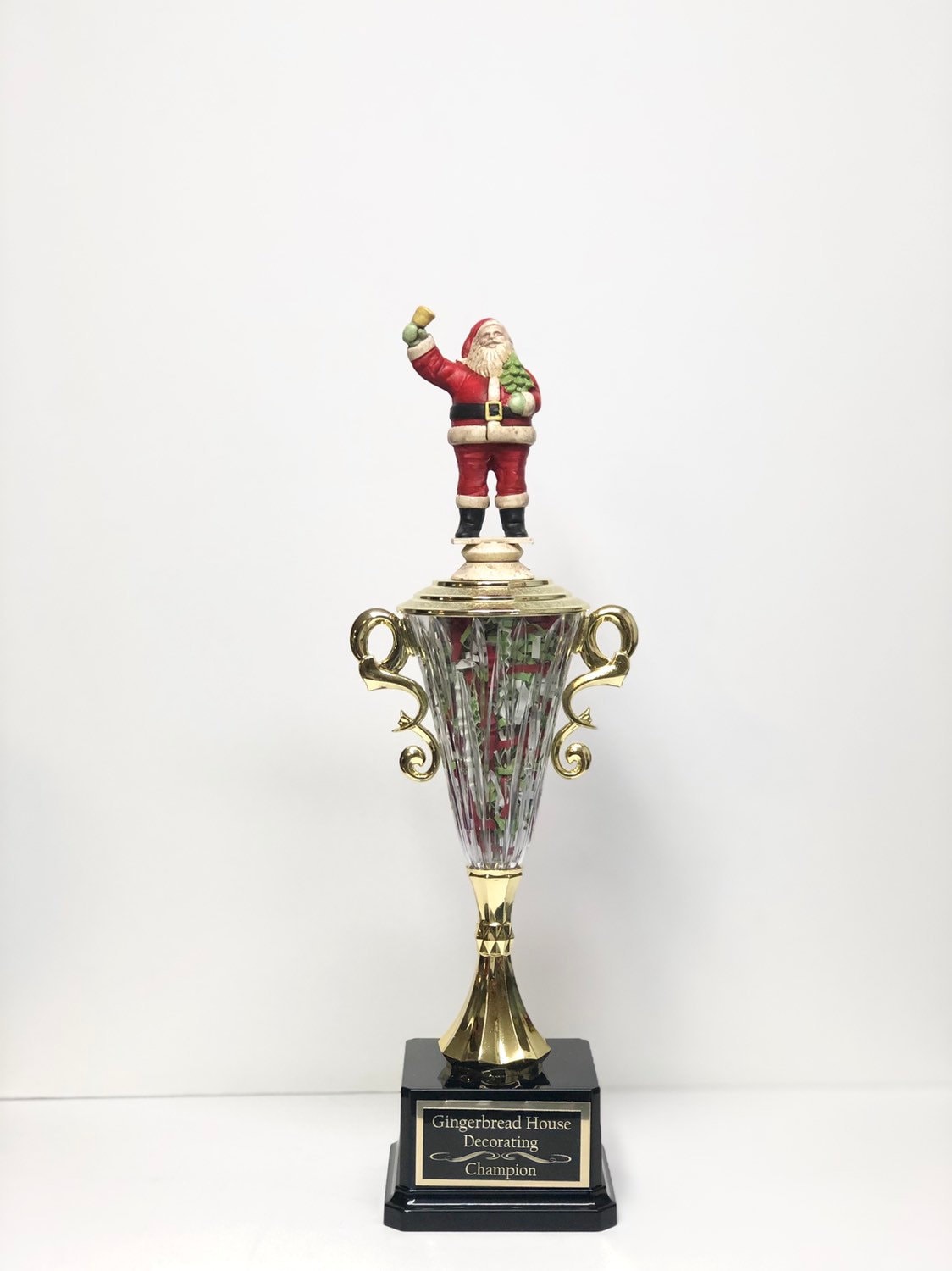Gingerbread Decorating Cookie Bake Off Trophy Ugly Sweater Contest Trophy Santa Family Christmas Party Trivia Night Trophy Christmas Decor