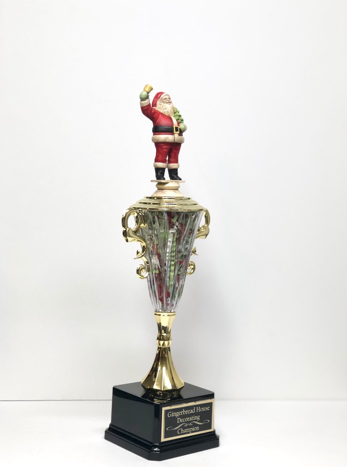 Gingerbread Decorating Cookie Bake Off Trophy Ugly Sweater Contest Trophy Santa Family Christmas Party Trivia Night Trophy Christmas Decor